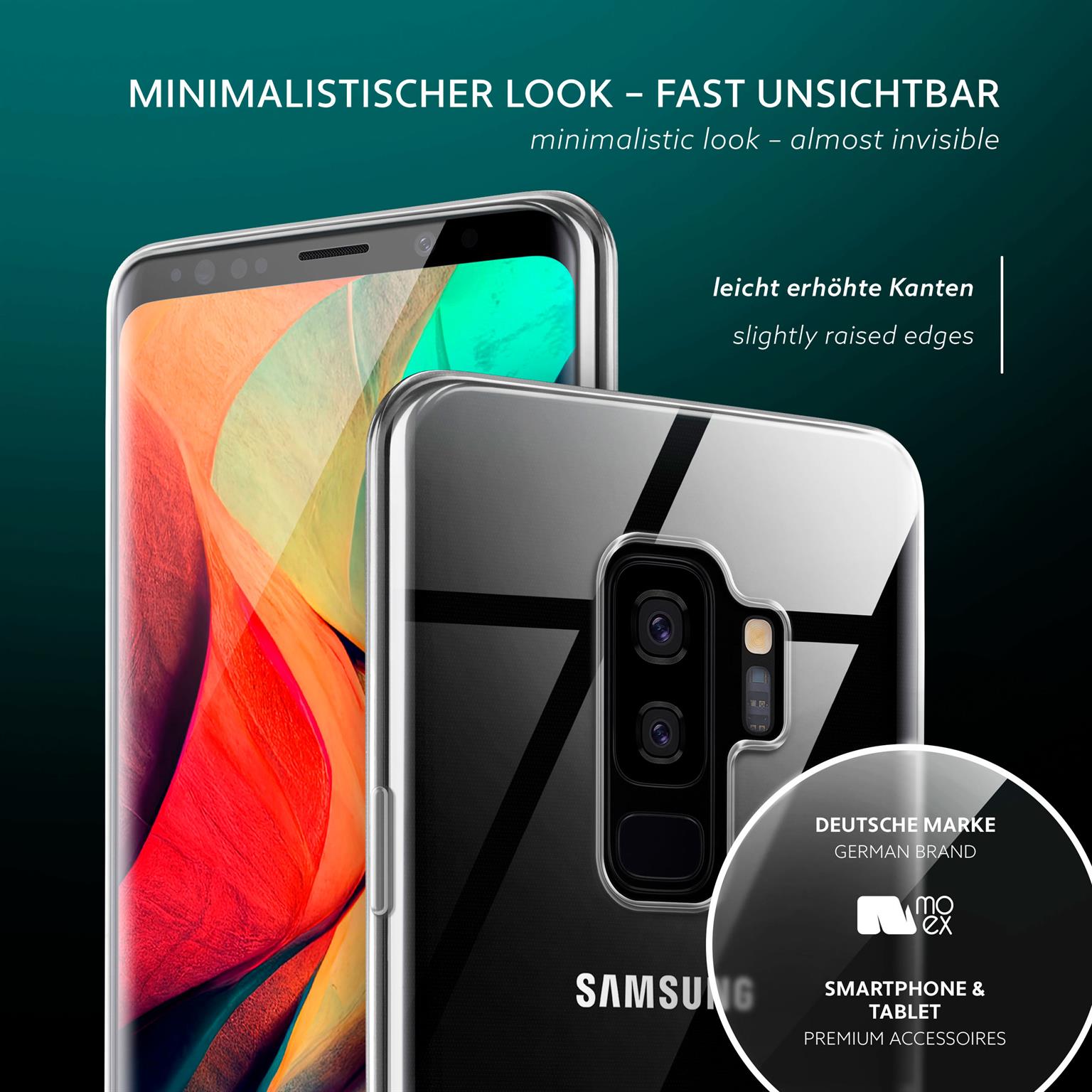 moex Aero Case Samsung Galaxy S9 Plus durchsichtig aus Silikon – Weiteres Produktbild 3