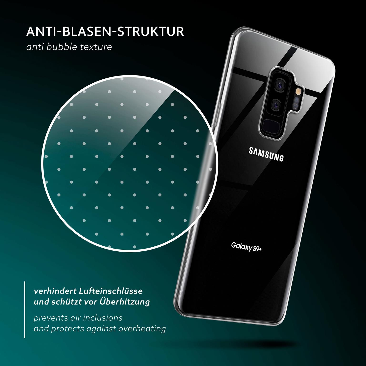moex Aero Case Samsung Galaxy S9 Plus durchsichtig aus Silikon – Weiteres Produktbild 5