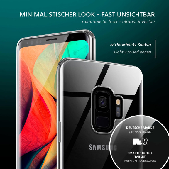 moex Aero Case Samsung Galaxy S9 durchsichtig aus Silikon – Weiteres Produktbild 4