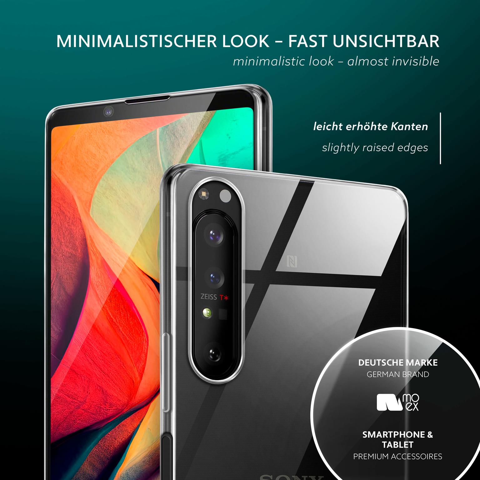 moex Aero Case Sony Xperia 1 II durchsichtig aus Silikon – Weiteres Produktbild 4