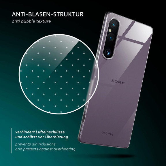 moex Aero Case Sony Xperia 1 V durchsichtig aus Silikon – Weiteres Produktbild 6