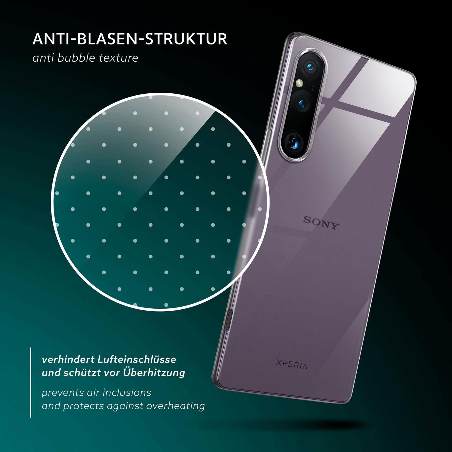 moex Aero Case Sony Xperia 1 V durchsichtig aus Silikon – Weiteres Produktbild 6
