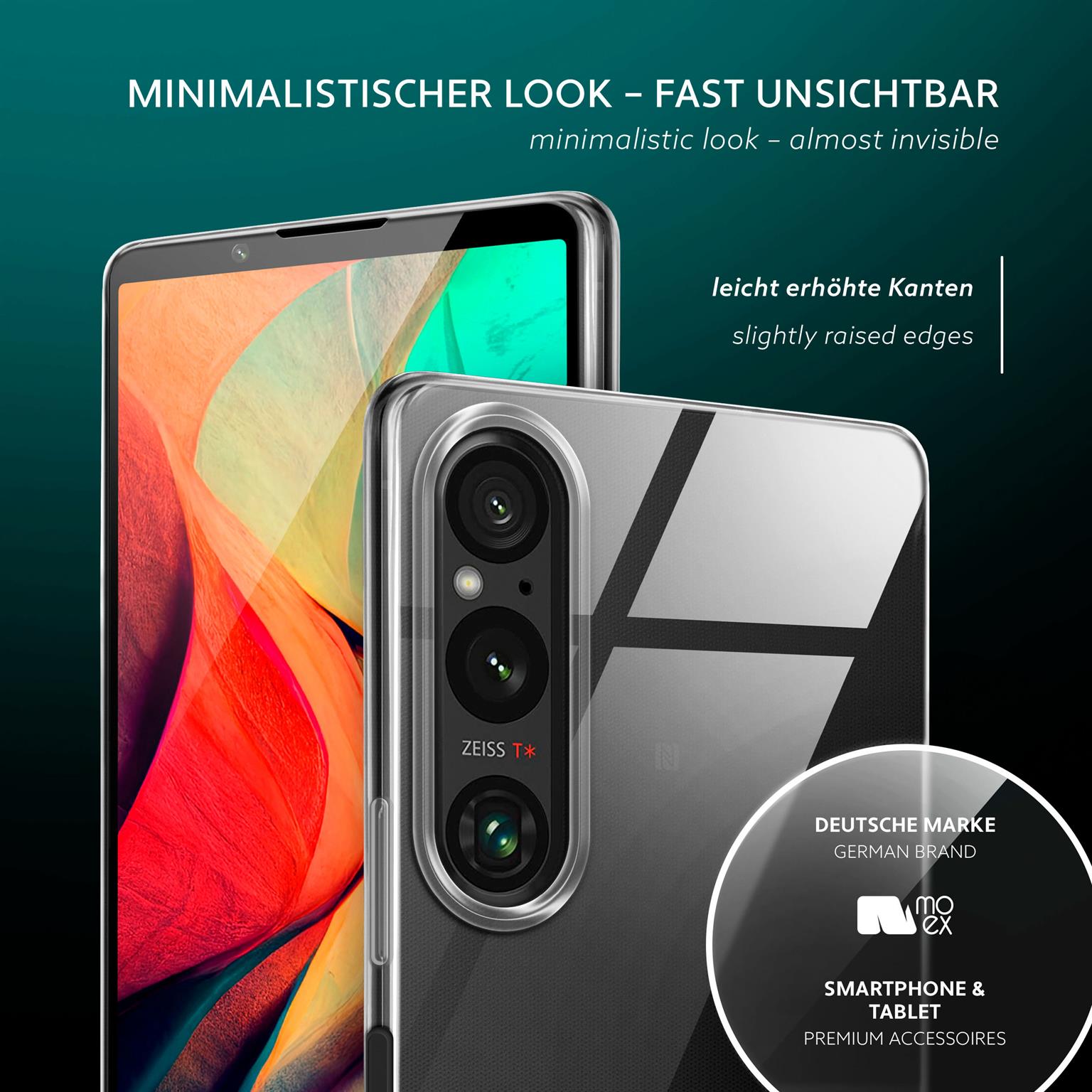 moex Aero Case Sony Xperia 1 VI durchsichtig aus Silikon – Weiteres Produktbild 3