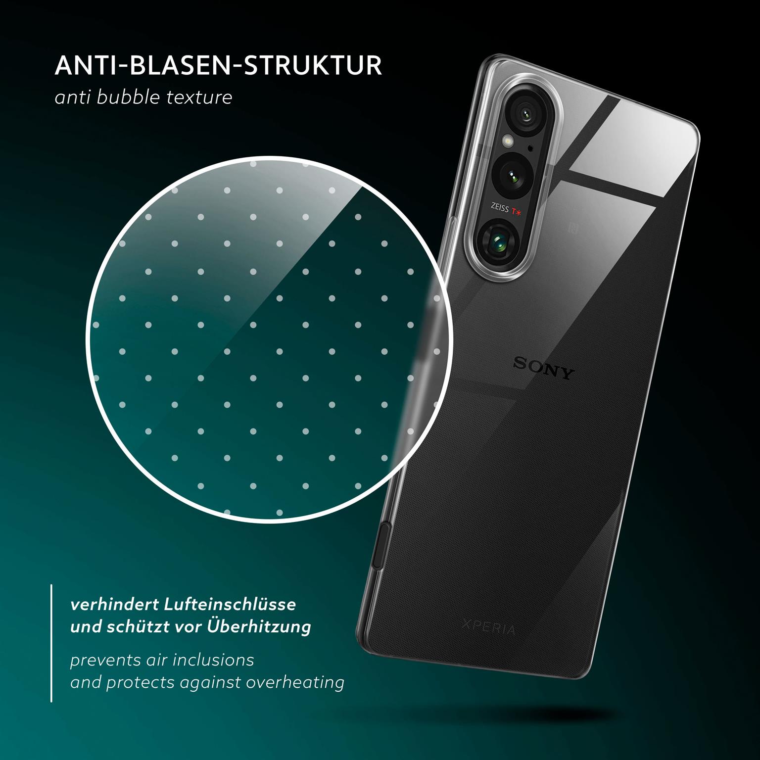 moex Aero Case Sony Xperia 1 VI durchsichtig aus Silikon – Weiteres Produktbild 5