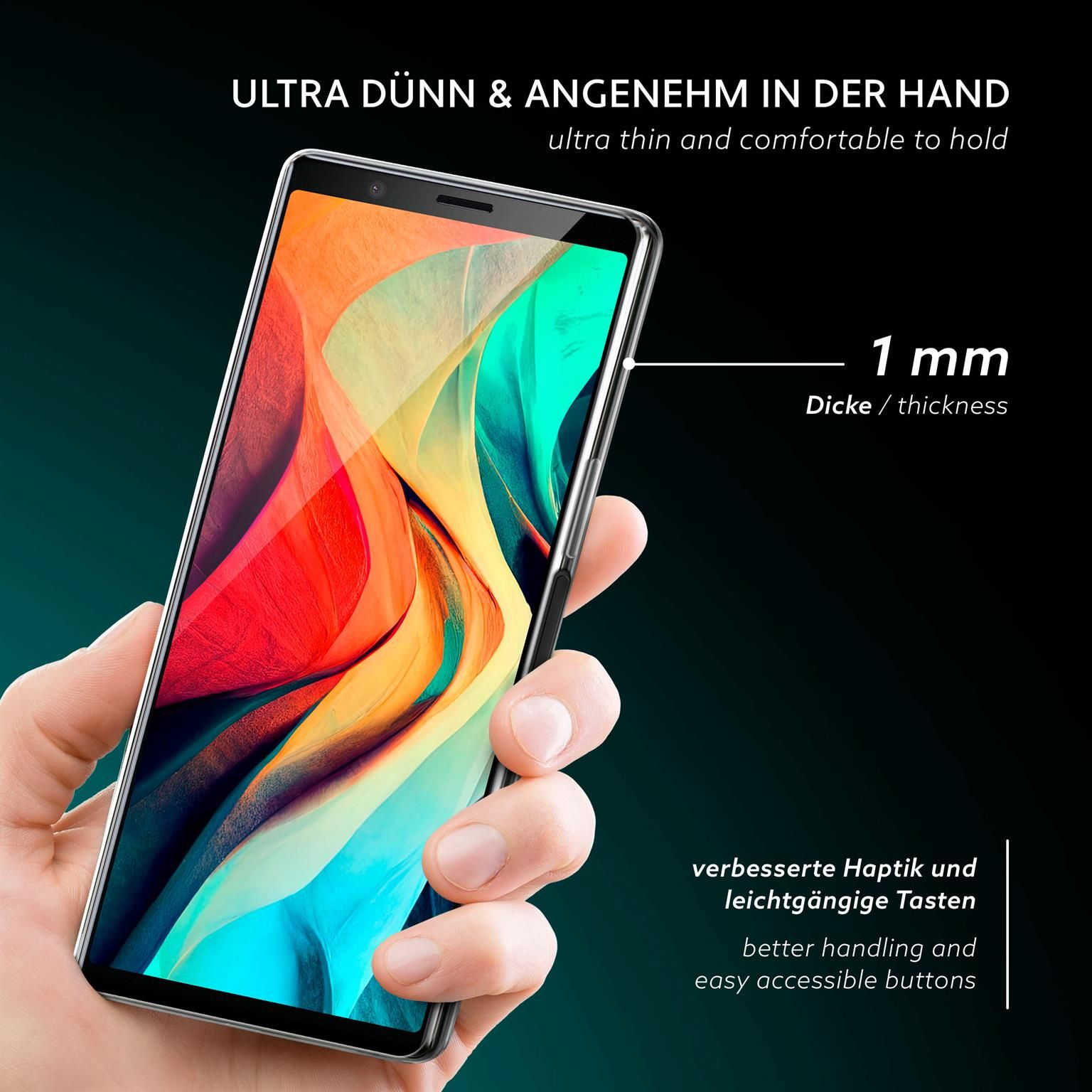 moex Aero Case Sony Xperia 1 durchsichtig aus Silikon – Weiteres Produktbild 2 moex Aero Case Sony Xperia 1 durchsichtig aus Silikon – Weiteres Produktbild 2
