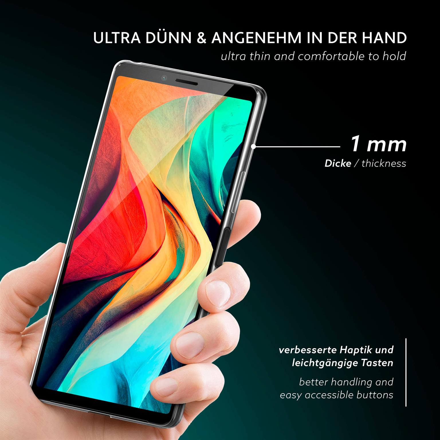 moex Aero Case Sony Xperia 10 II durchsichtig aus Silikon – Weiteres Produktbild 2 moex Aero Case Sony Xperia 10 II durchsichtig aus Silikon – Weiteres Produktbild 2