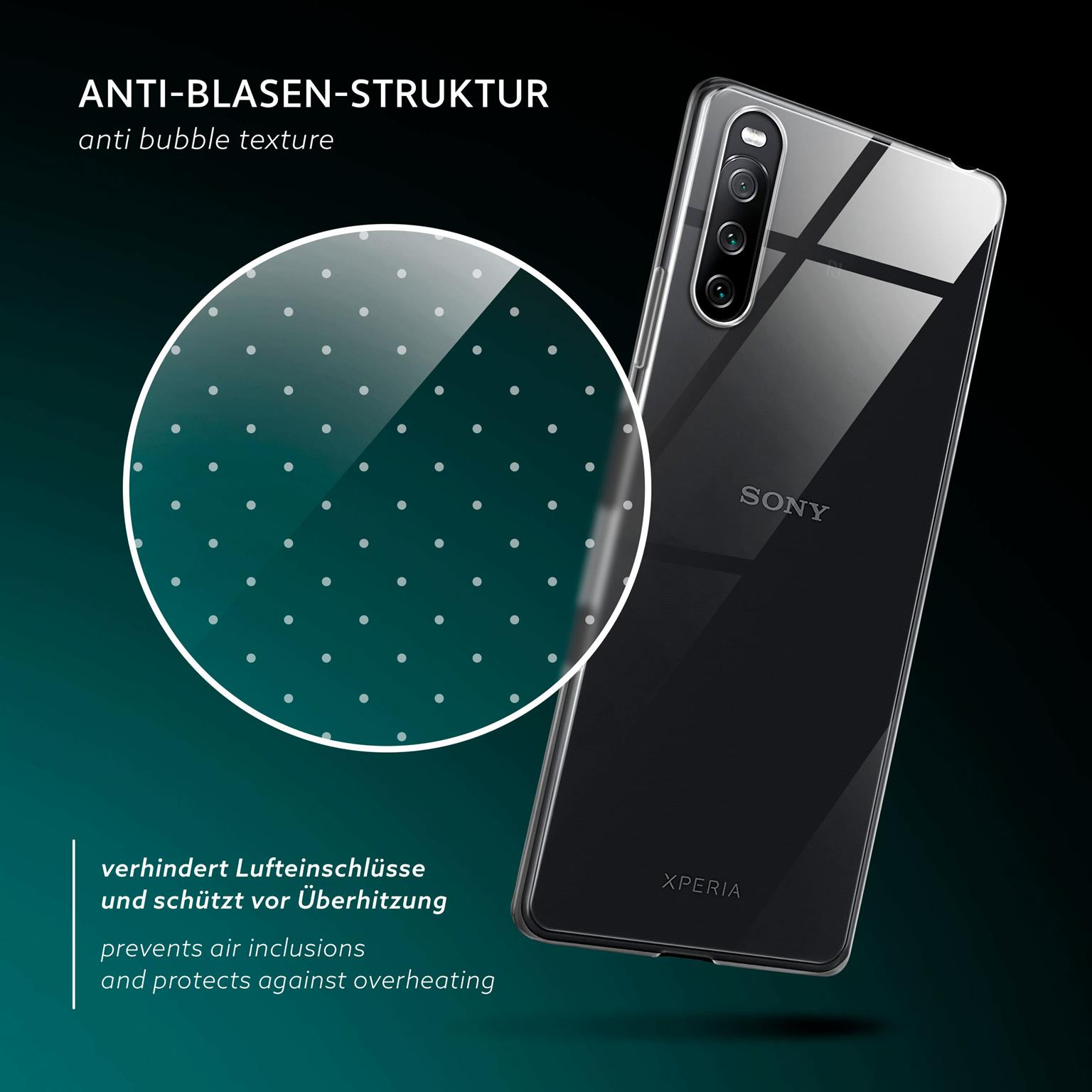 moex Aero Case Sony Xperia 10 III durchsichtig aus Silikon – Weiteres Produktbild 6