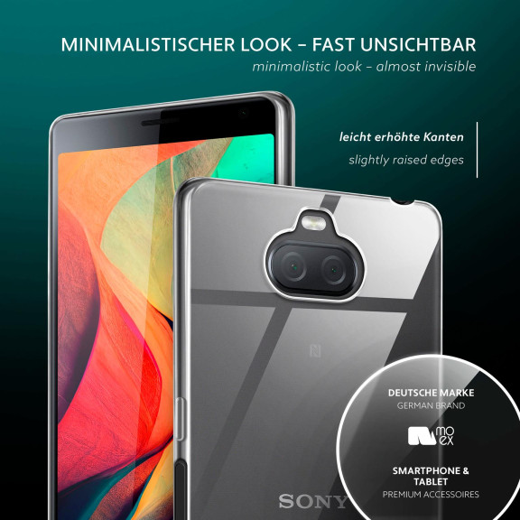 moex Aero Case Sony Xperia 10 Plus durchsichtig aus Silikon – Weiteres Produktbild 4