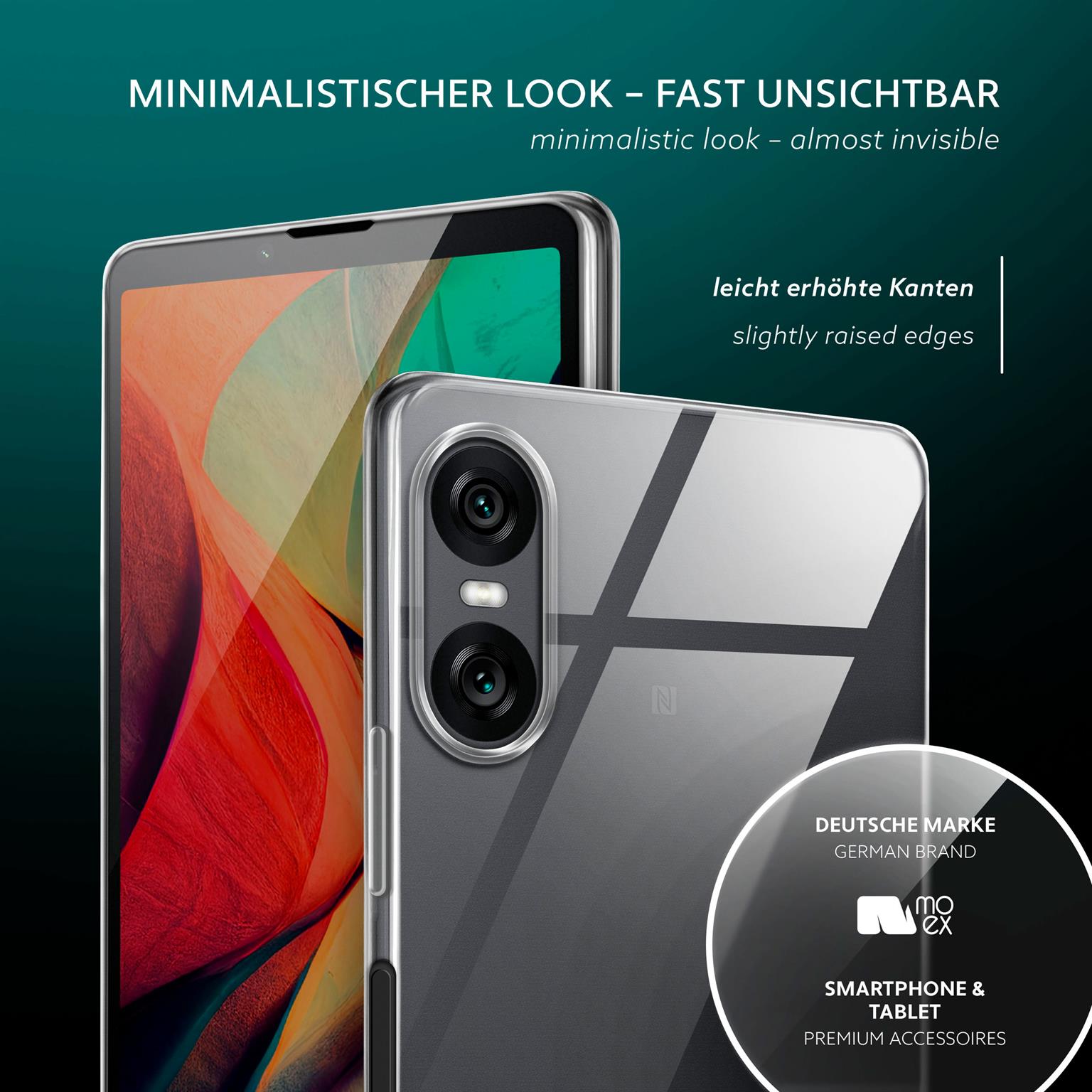 moex Aero Case Sony Xperia 10 VI durchsichtig aus Silikon – Weiteres Produktbild 4