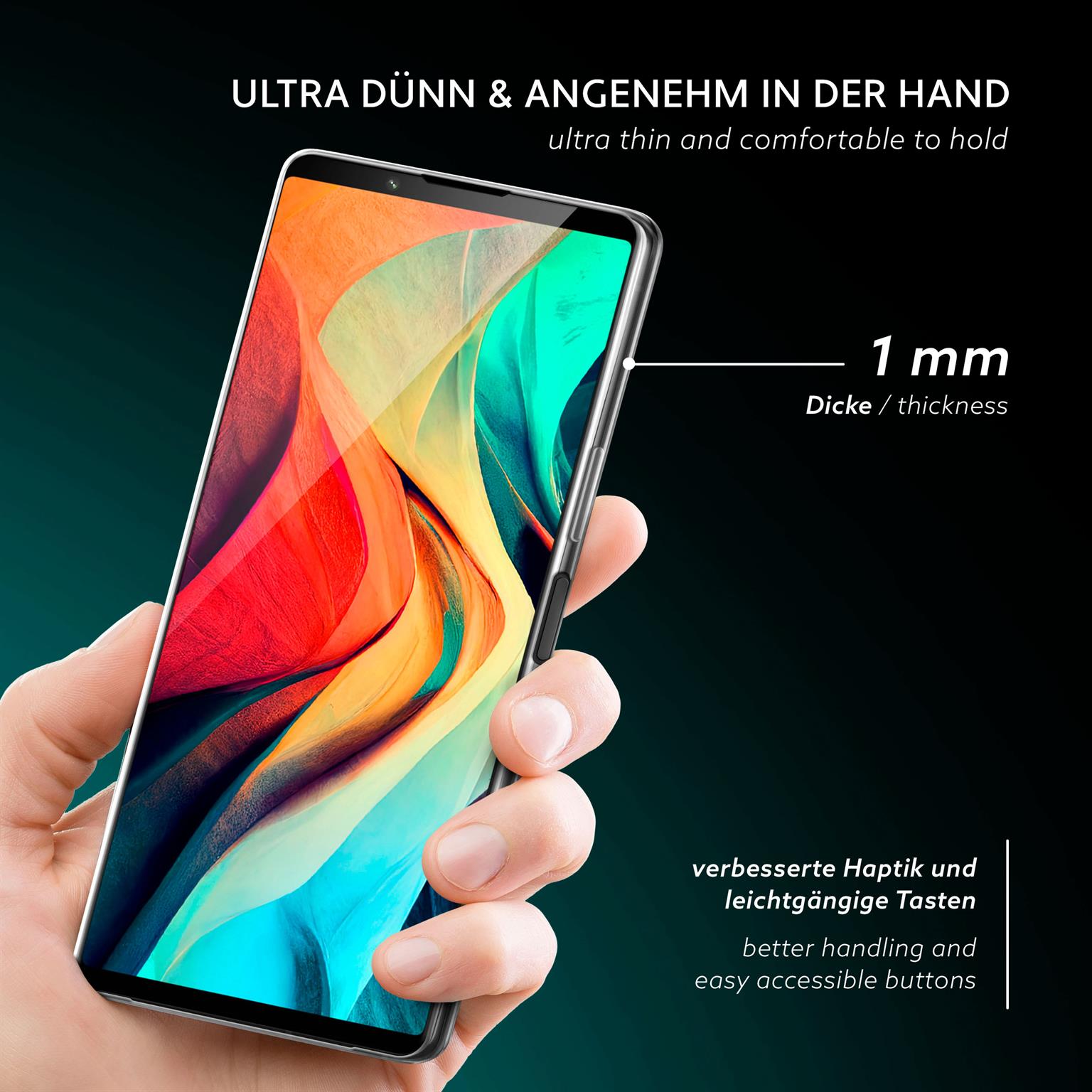 moex Aero Case Sony Xperia 5 IV durchsichtig aus Silikon – Weiteres Produktbild 1