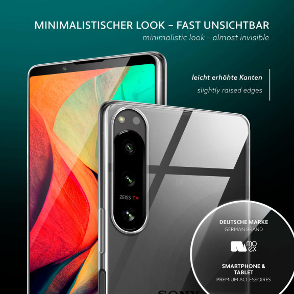 moex Aero Case Sony Xperia 5 IV durchsichtig aus Silikon – Weiteres Produktbild 4