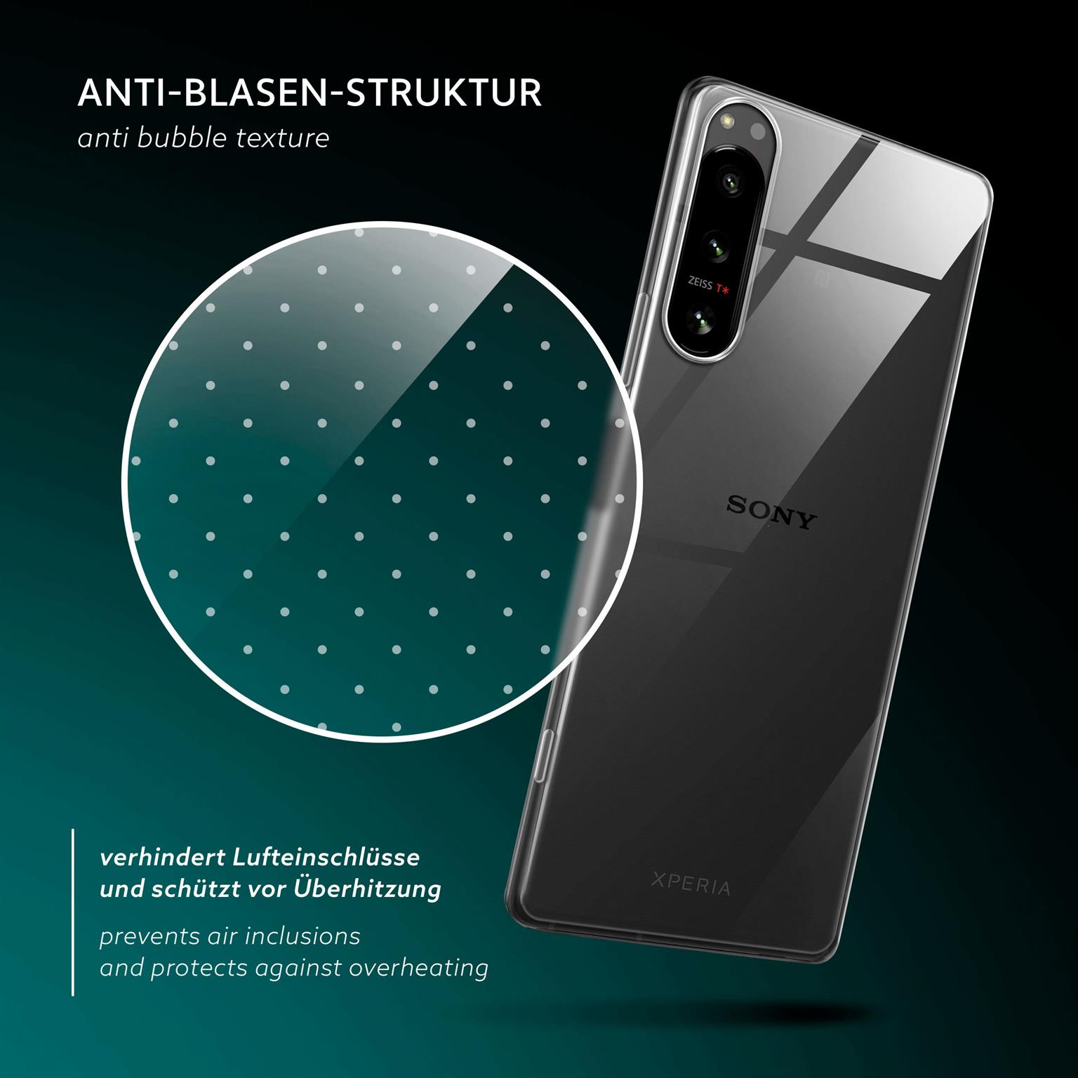 moex Aero Case Sony Xperia 5 IV durchsichtig aus Silikon – Weiteres Produktbild 5