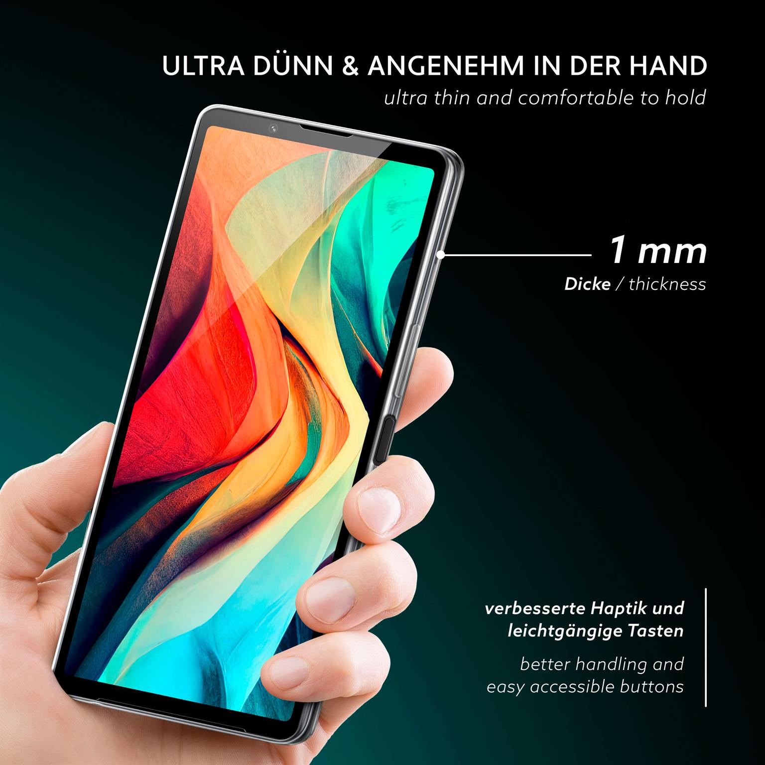 moex Aero Case Sony Xperia 5 V durchsichtig aus Silikon – Weiteres Produktbild 2