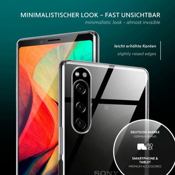 moex Aero Case Sony Xperia 5 durchsichtig aus Silikon – Weiteres Produktbild 4 moex Aero Case Sony Xperia 5 durchsichtig aus Silikon – Weiteres Produktbild 4