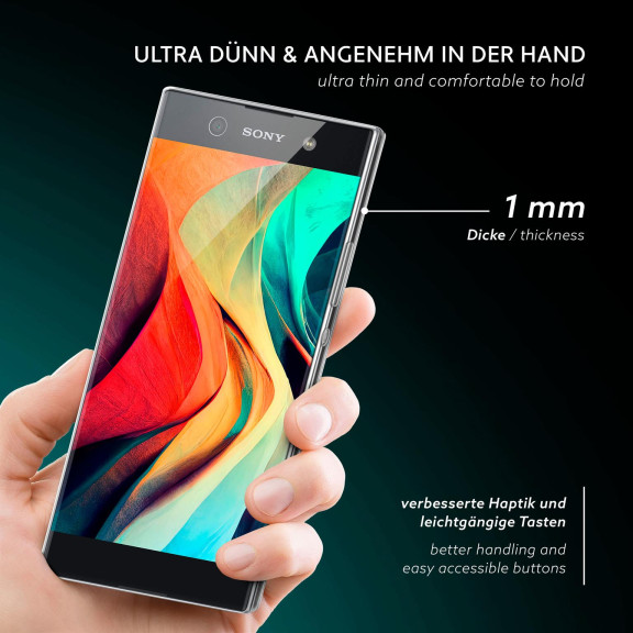 moex Aero Case Sony Xperia XA1 durchsichtig aus Silikon – Weiteres Produktbild 2 moex Aero Case Sony Xperia XA1 durchsichtig aus Silikon – Weiteres Produktbild 2
