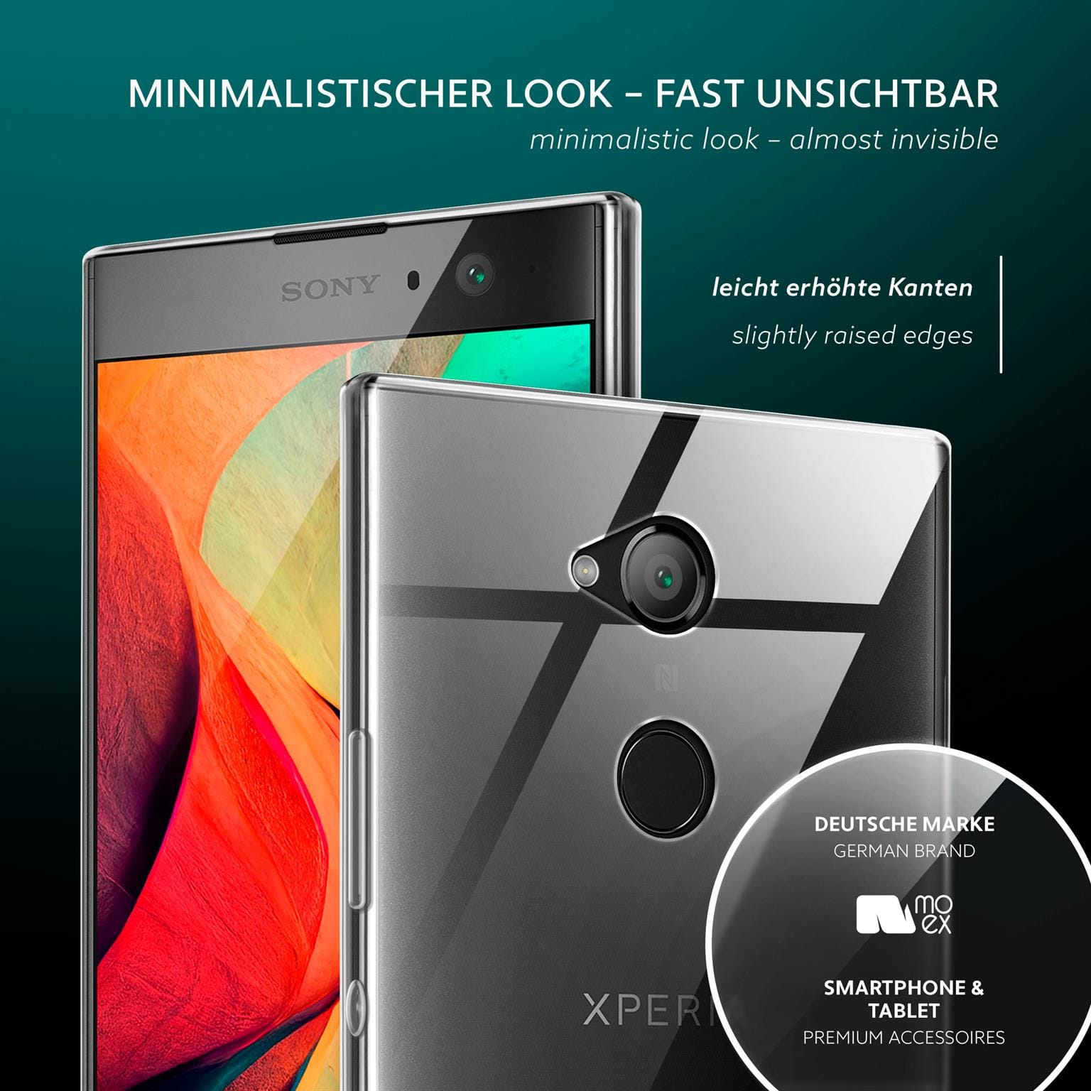 moex Aero Case Sony Xperia XA2 durchsichtig aus Silikon – Weiteres Produktbild 4 moex Aero Case Sony Xperia XA2 durchsichtig aus Silikon – Weiteres Produktbild 4