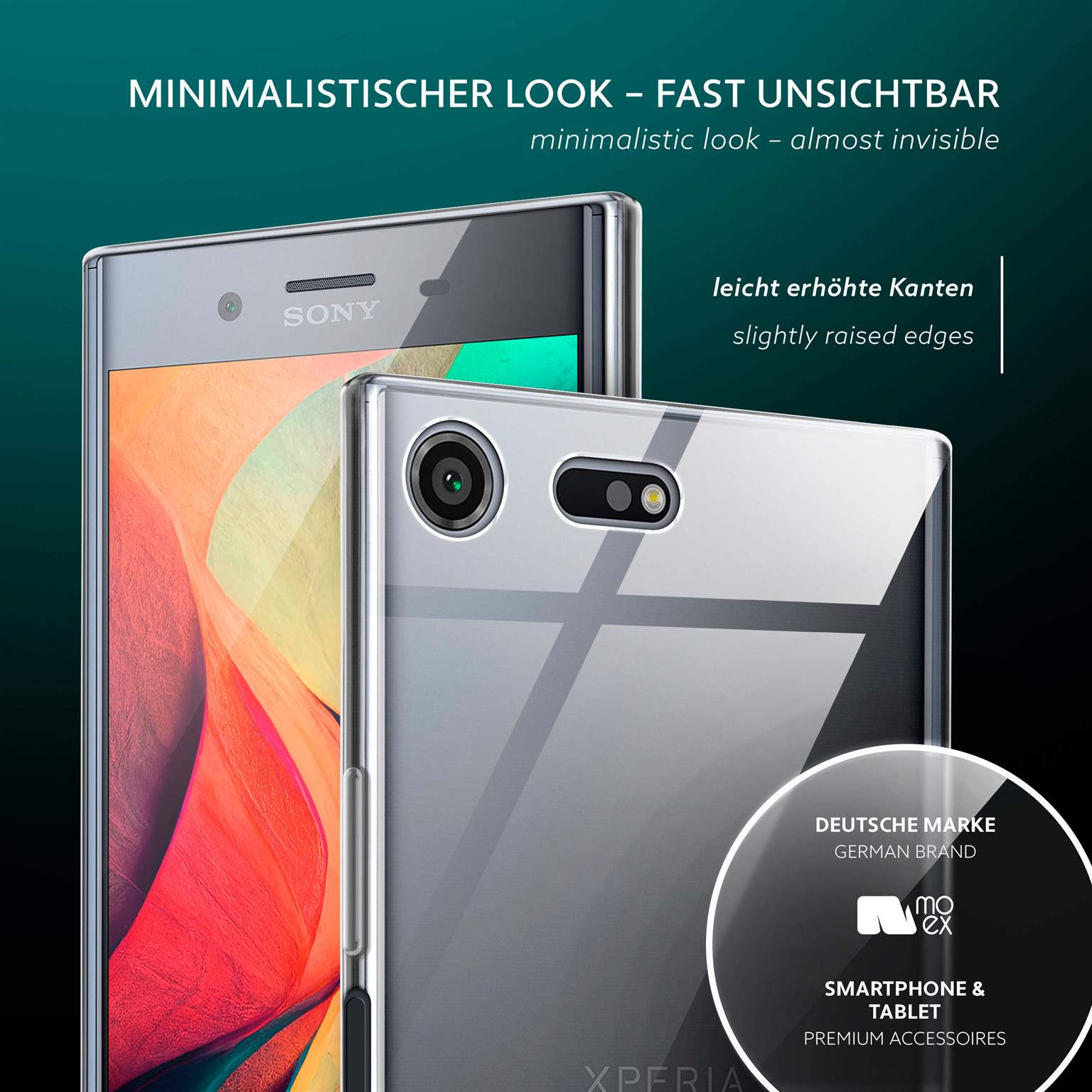 moex Aero Case Sony Xperia XZ Premium durchsichtig aus Silikon – Weiteres Produktbild 3