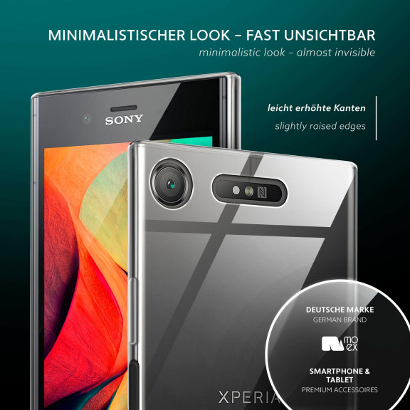 moex Aero Case Sony Xperia XZ1 durchsichtig aus Silikon – Weiteres Produktbild 4