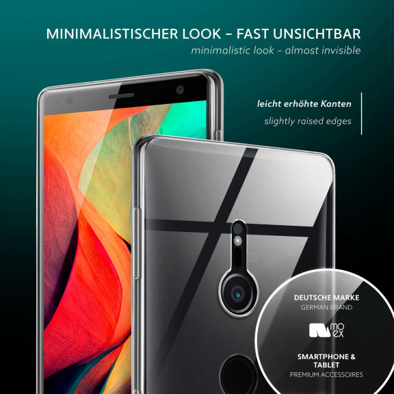moex Aero Case Sony Xperia XZ2 durchsichtig aus Silikon – Weiteres Produktbild 4