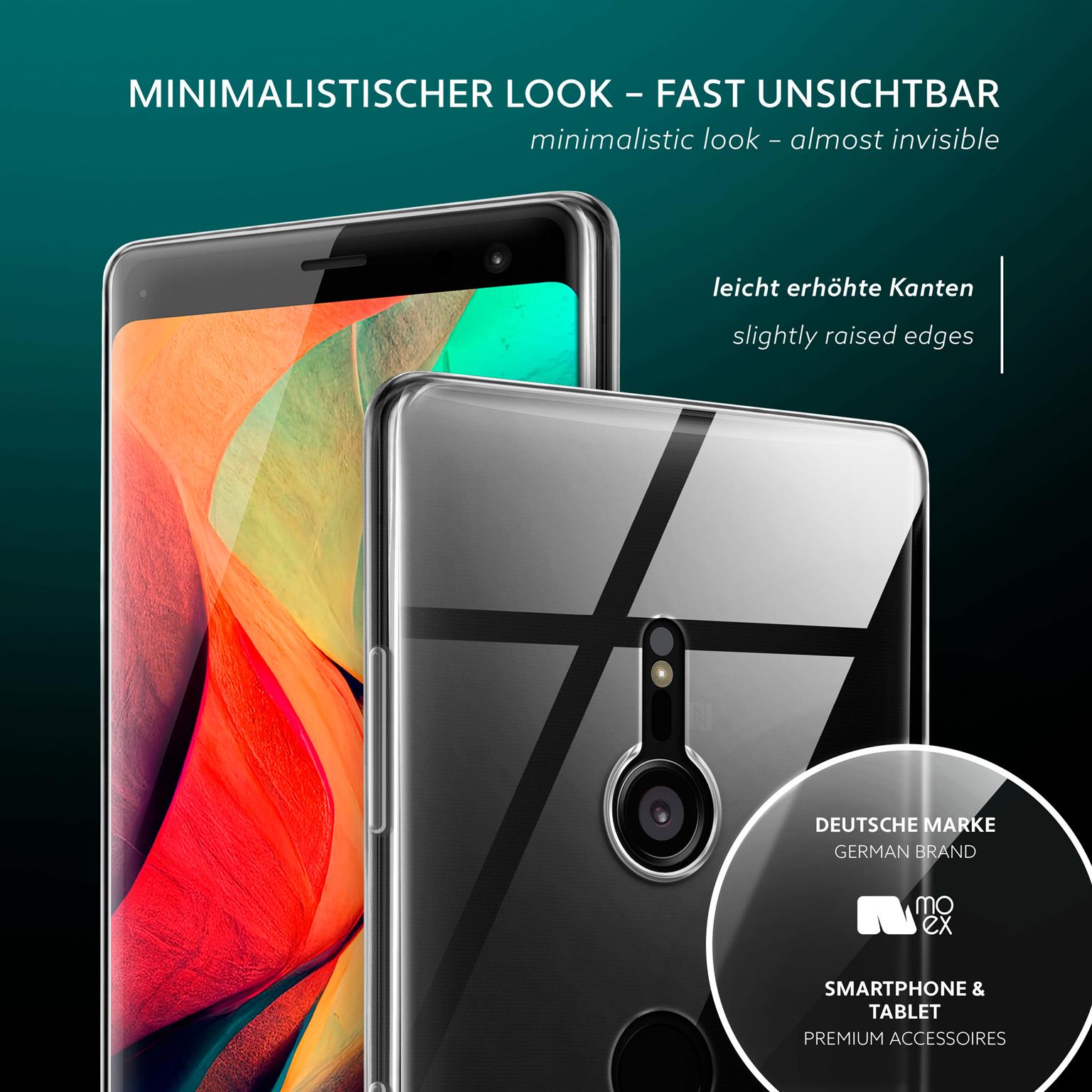 moex Aero Case Sony Xperia XZ3 durchsichtig aus Silikon – Weiteres Produktbild 3