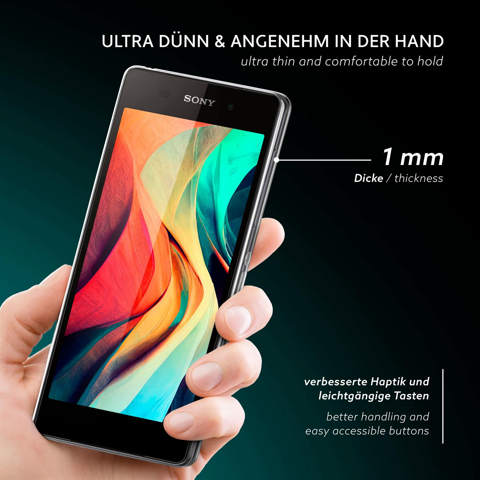 moex Aero Case Sony Xperia Z2 durchsichtig aus Silikon – Weiteres Produktbild 1