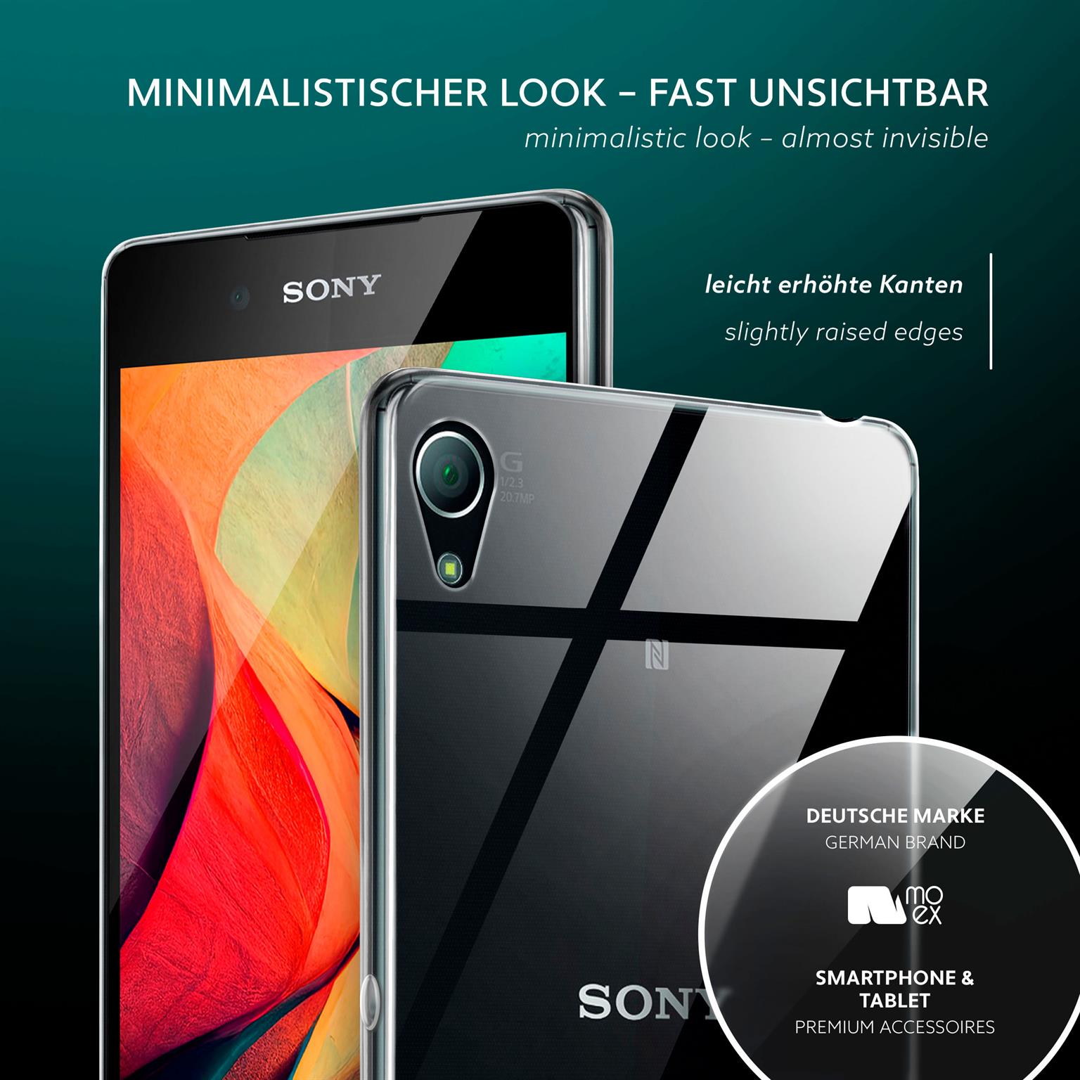 moex Aero Case Sony Xperia Z3 Plus durchsichtig aus Silikon – Weiteres Produktbild 4 moex Aero Case Sony Xperia Z3 Plus durchsichtig aus Silikon – Weiteres Produktbild 4