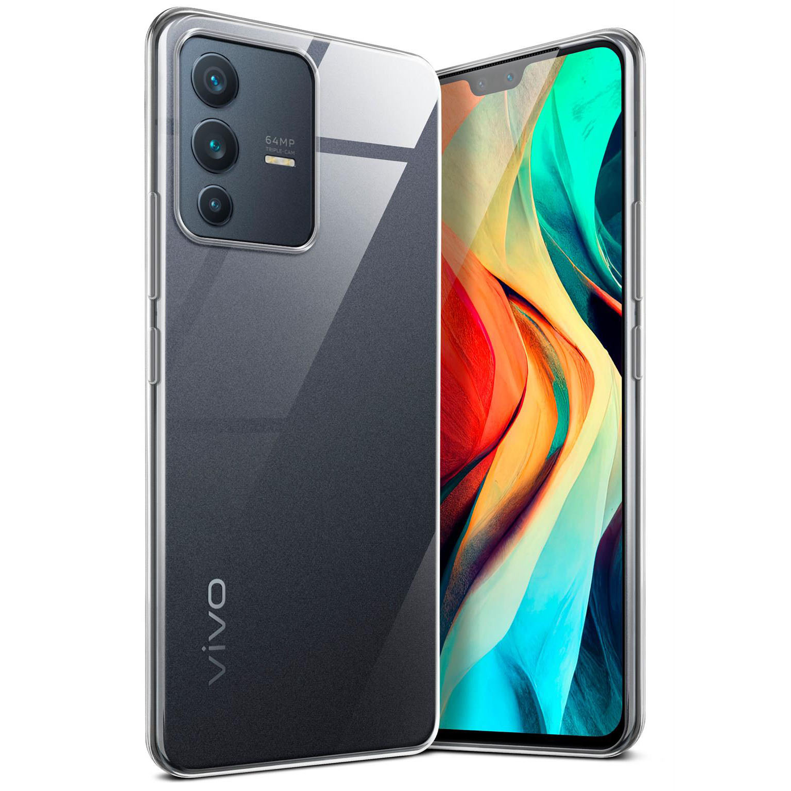 moex Aero Case vivo V23 5G durchsichtig aus Silikon – undefined