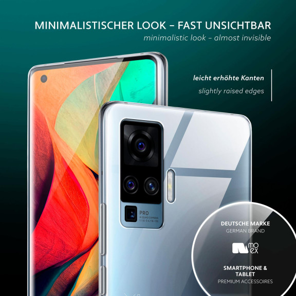 moex Aero Case vivo X51 5G durchsichtig aus Silikon – Weiteres Produktbild 4