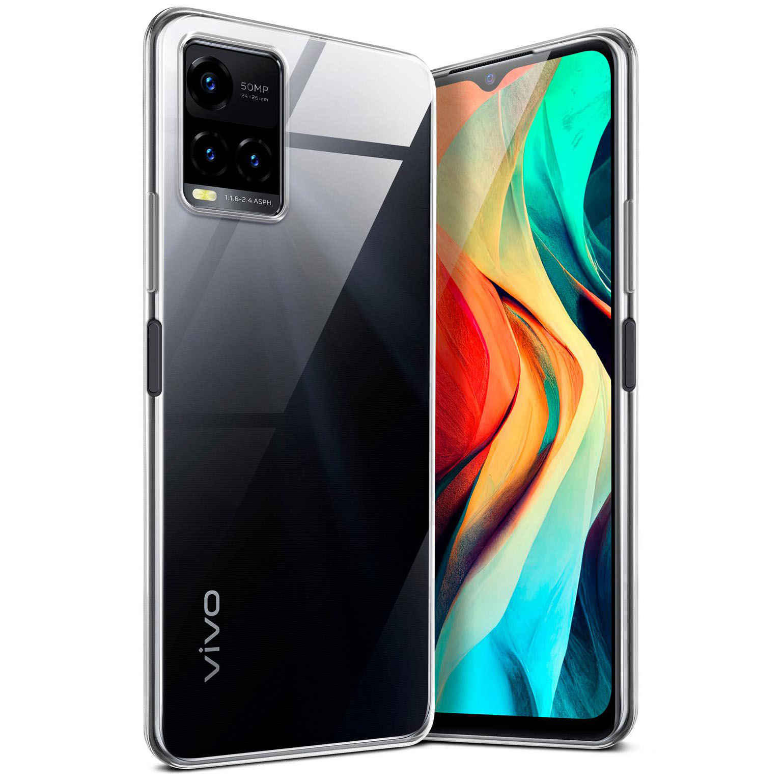 moex Aero Case vivo Y21 durchsichtig aus Silikon – undefined