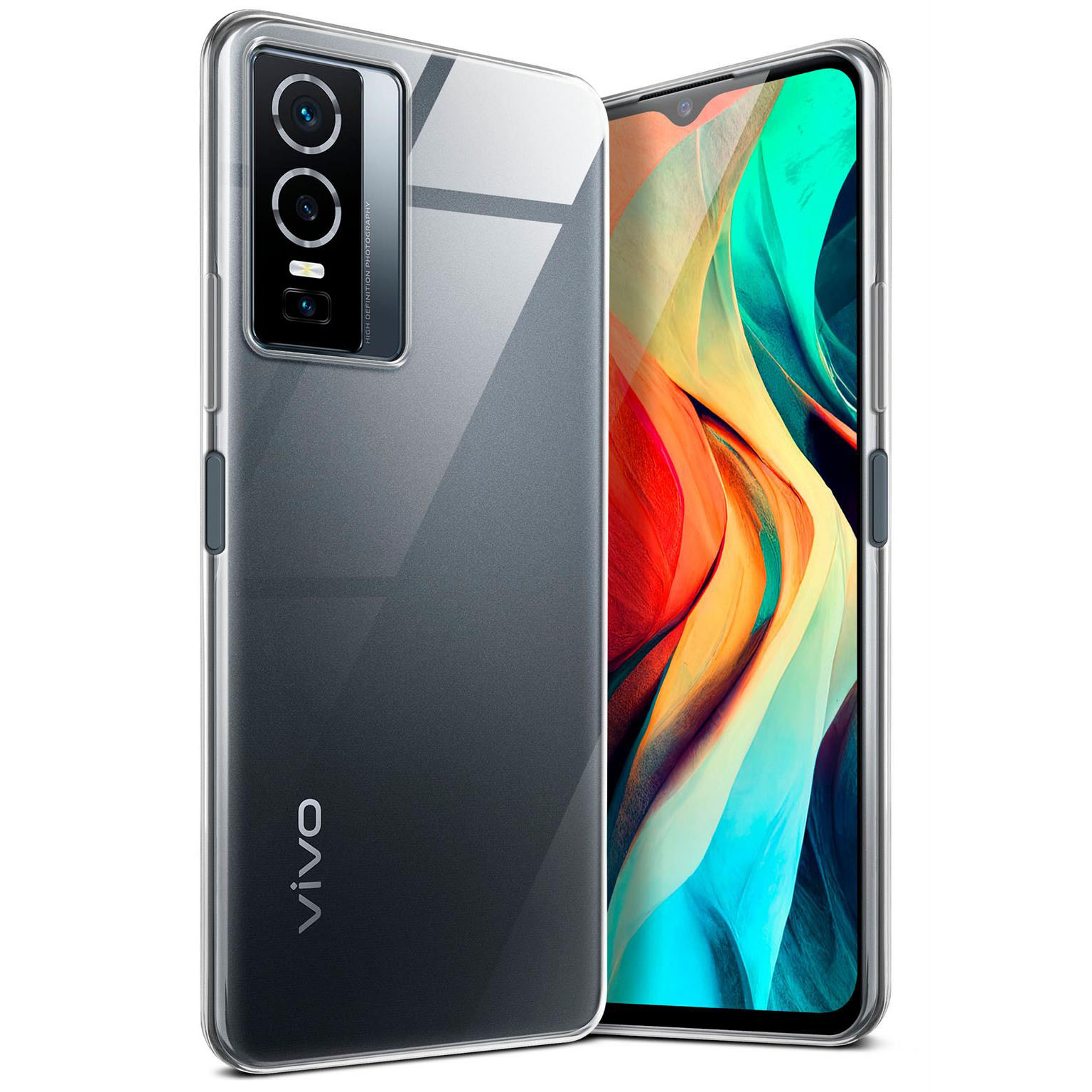 moex Aero Case vivo Y76 5G durchsichtig aus Silikon – undefined