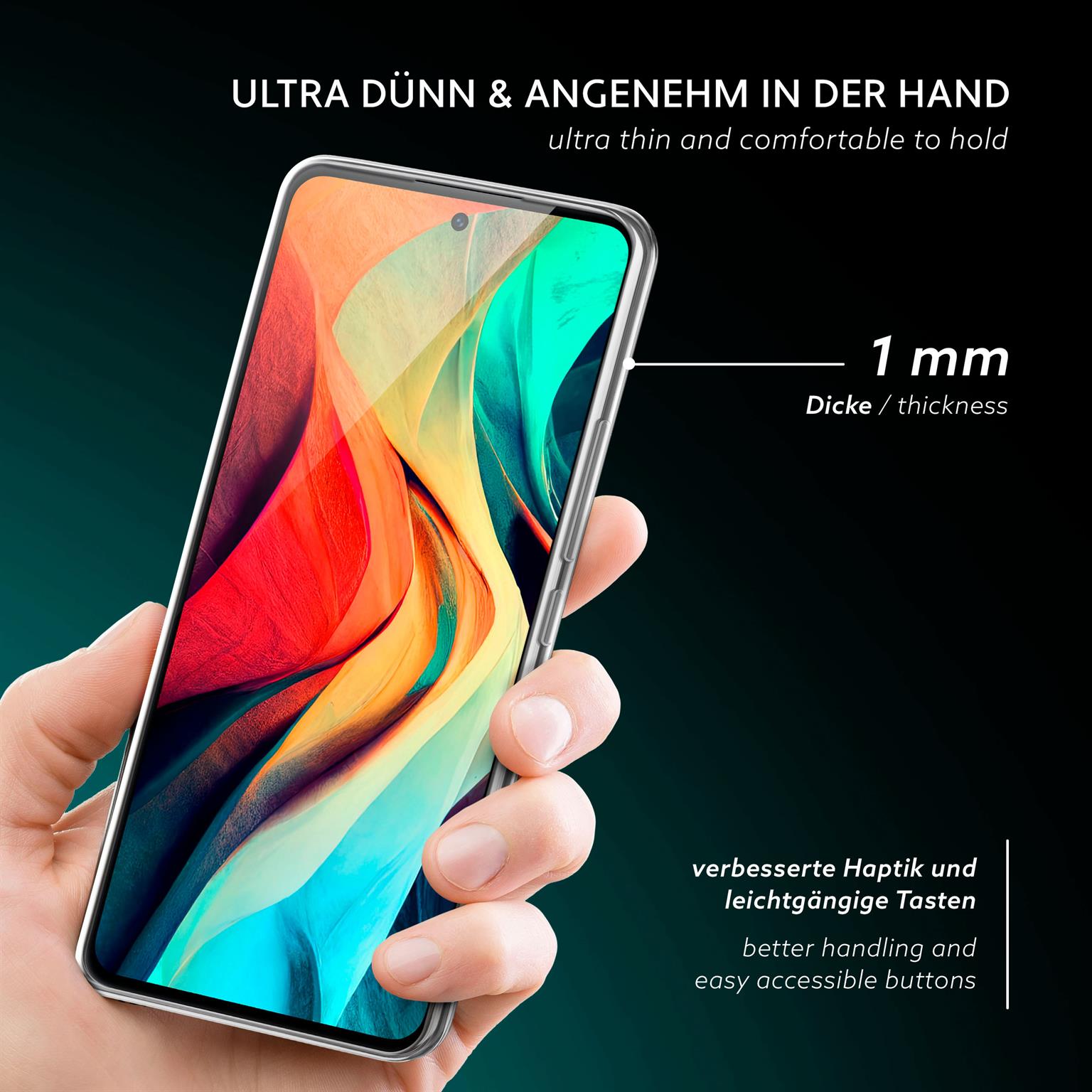 moex Aero Case Xiaomi 12 Lite durchsichtig aus Silikon – Weiteres Produktbild 2