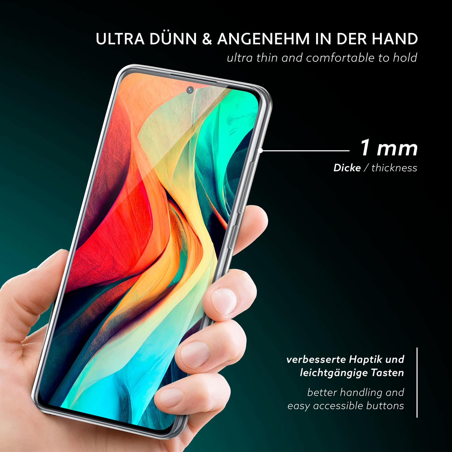 moex Aero Case Xiaomi 12 durchsichtig aus Silikon – Weiteres Produktbild 1