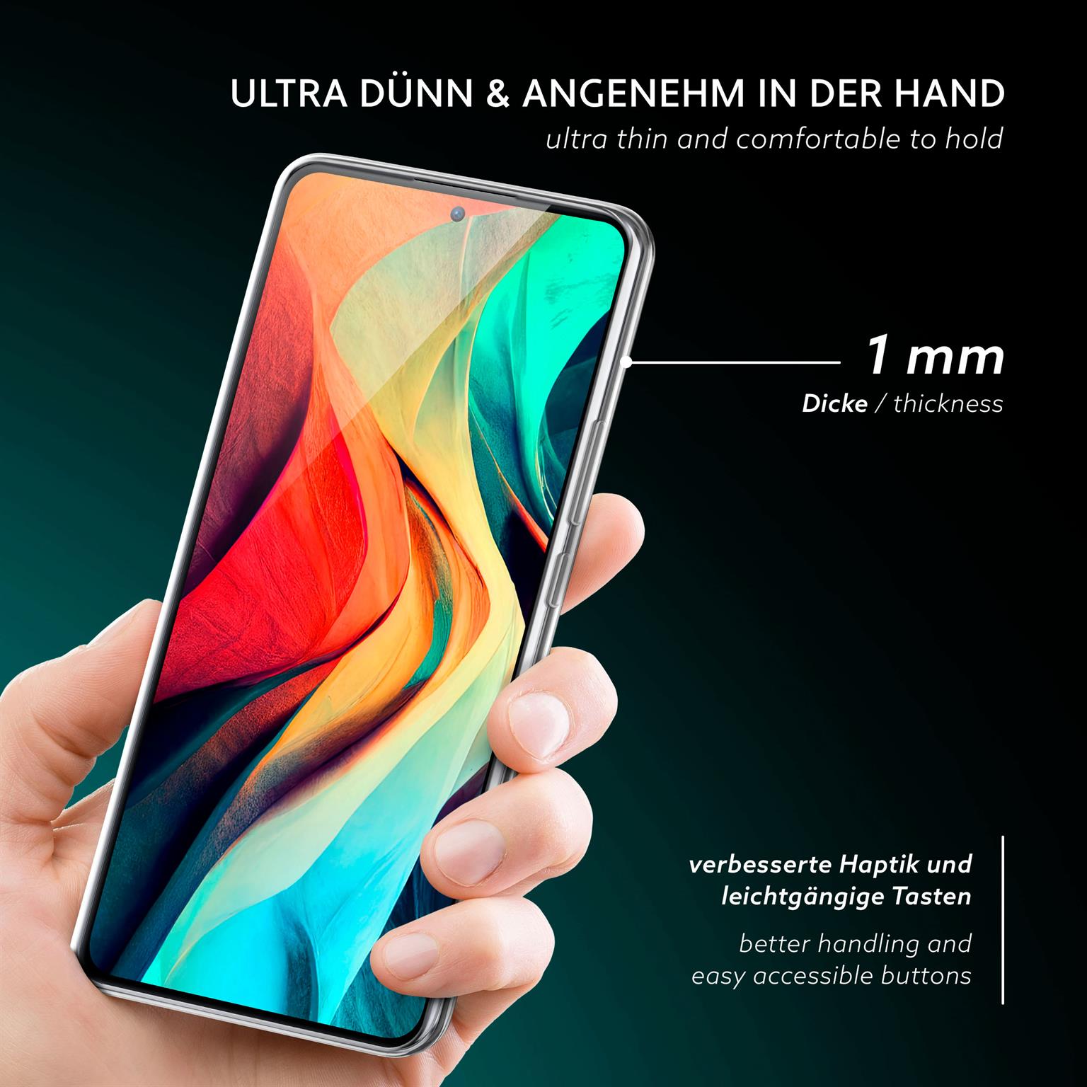 moex Aero Case Xiaomi 12T Pro durchsichtig aus Silikon – Weiteres Produktbild 1