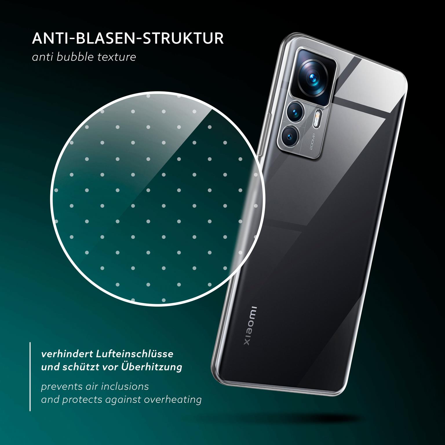 moex Aero Case Xiaomi 12T Pro durchsichtig aus Silikon – Weiteres Produktbild 5