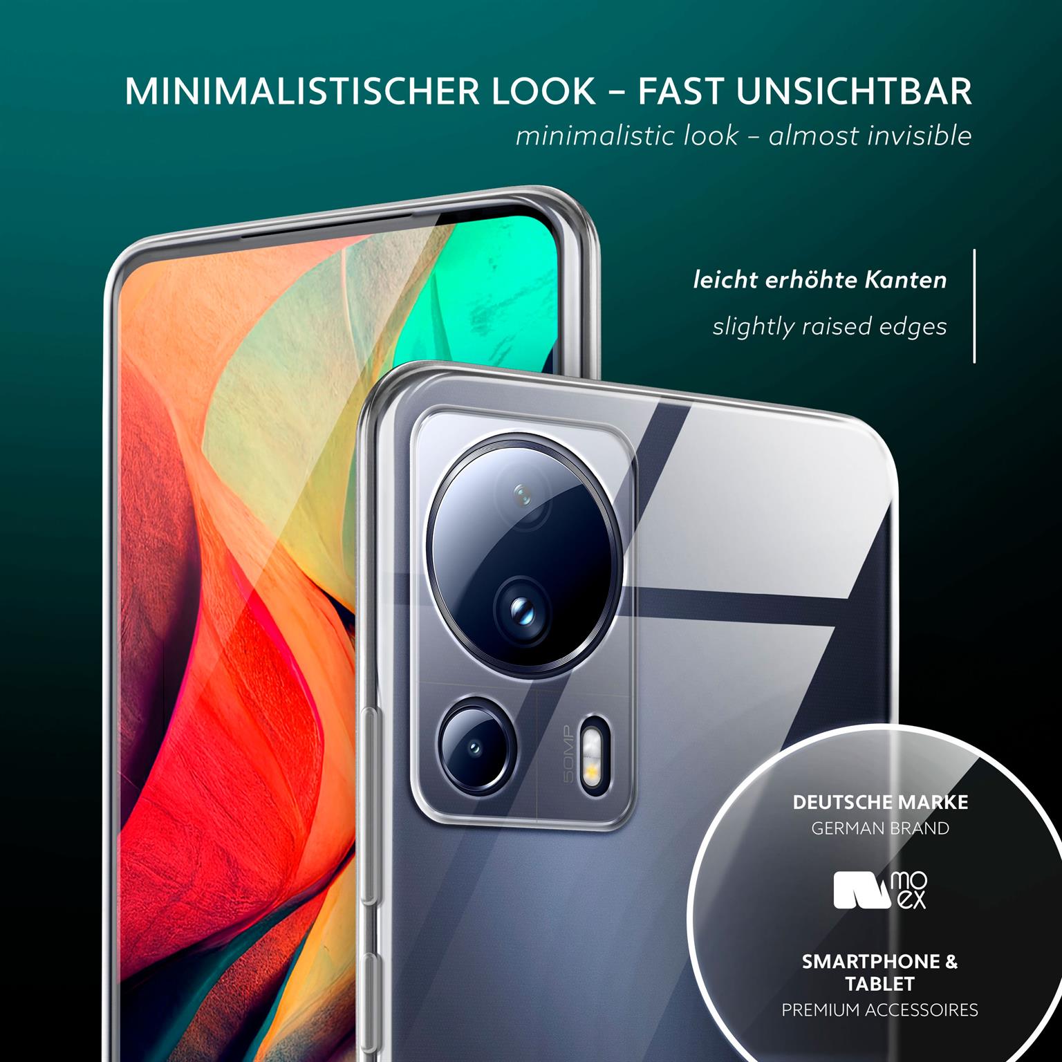moex Aero Case Xiaomi 13 Lite durchsichtig aus Silikon – Weiteres Produktbild 4