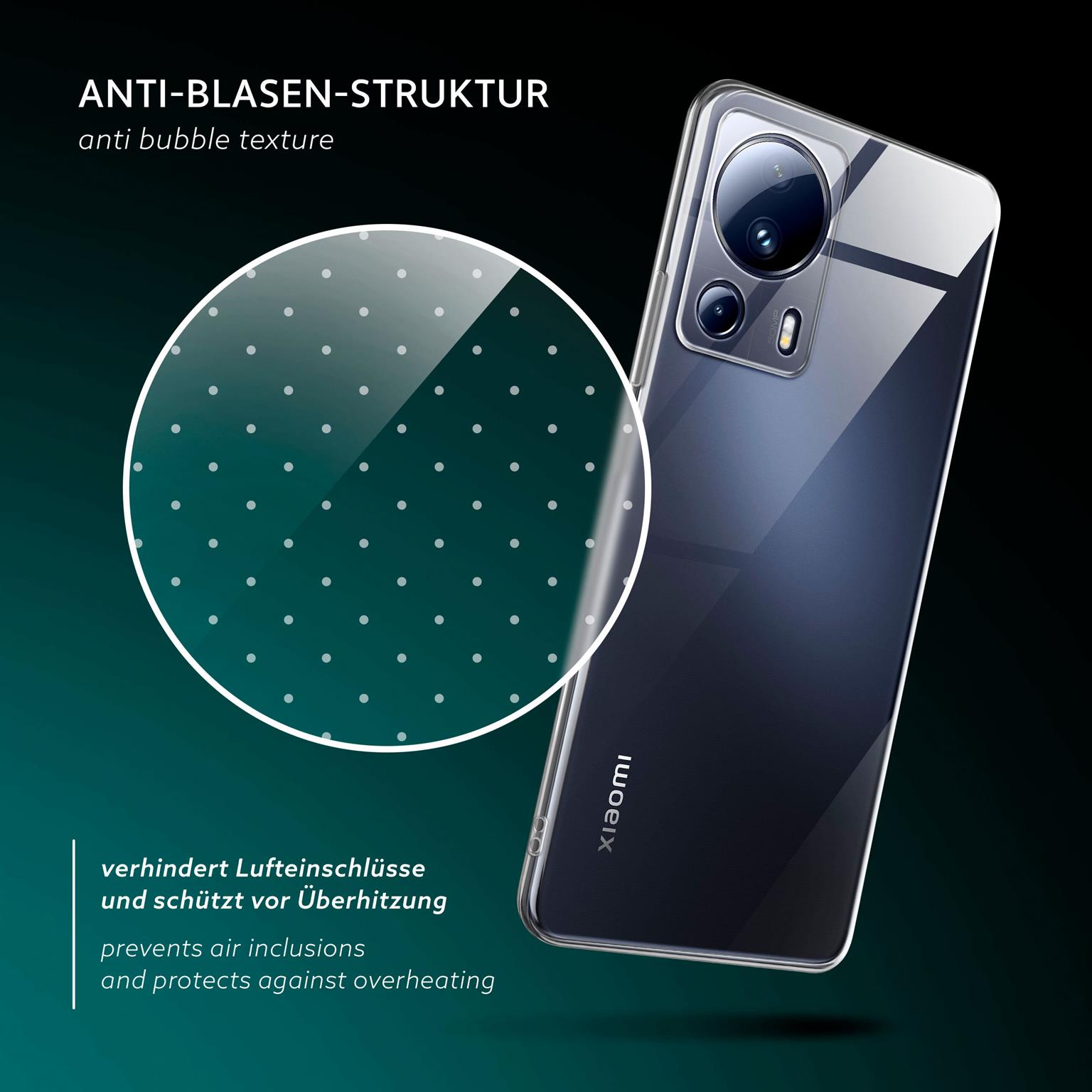 moex Aero Case Xiaomi 13 Lite durchsichtig aus Silikon – Weiteres Produktbild 6