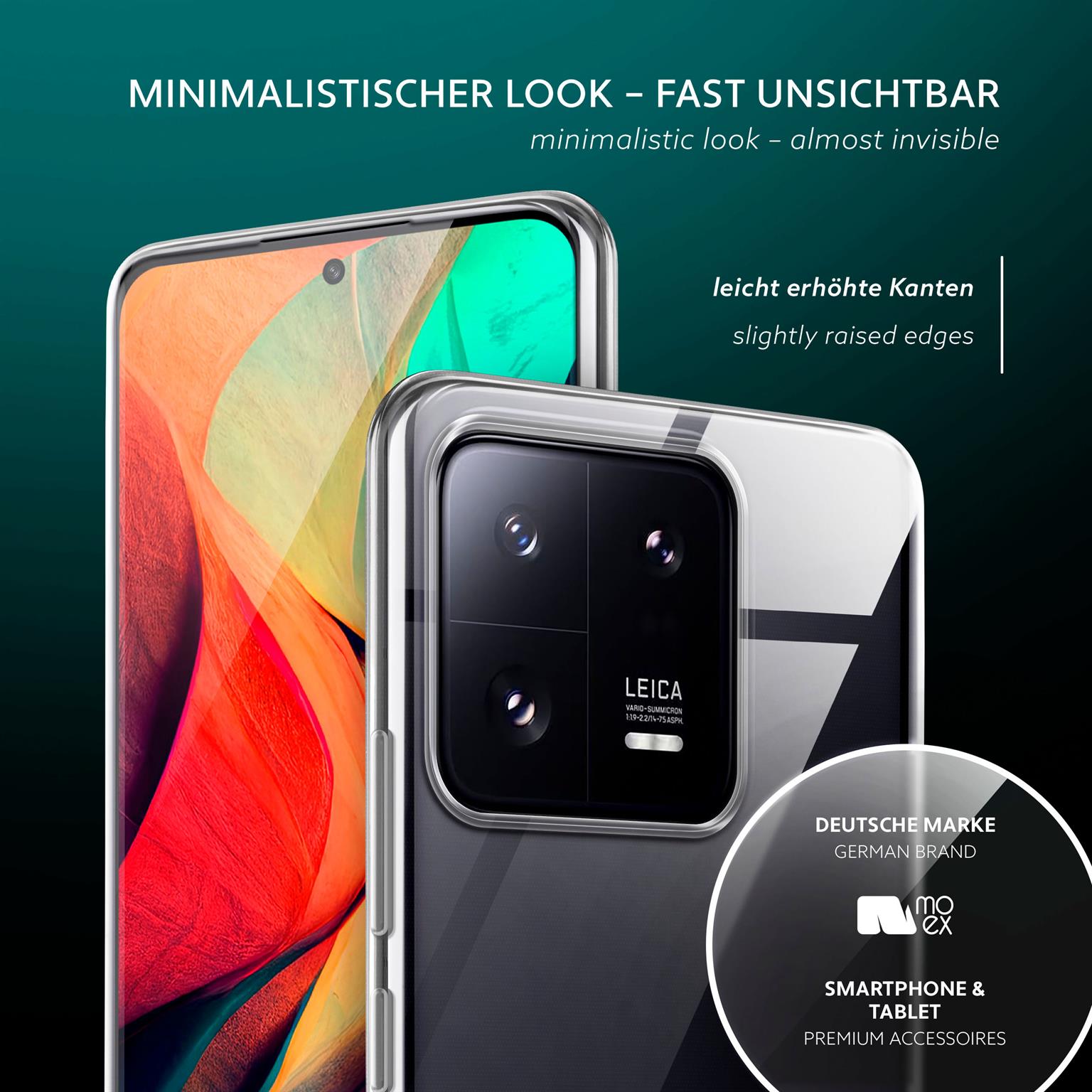 moex Aero Case Xiaomi 13 Pro durchsichtig aus Silikon – Weiteres Produktbild 3