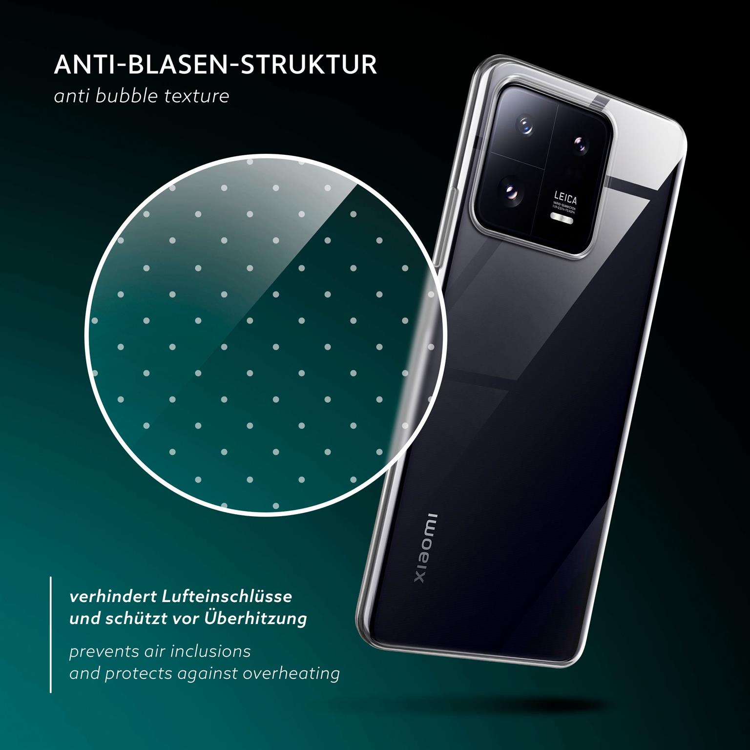 moex Aero Case Xiaomi 13 Pro durchsichtig aus Silikon – Weiteres Produktbild 5