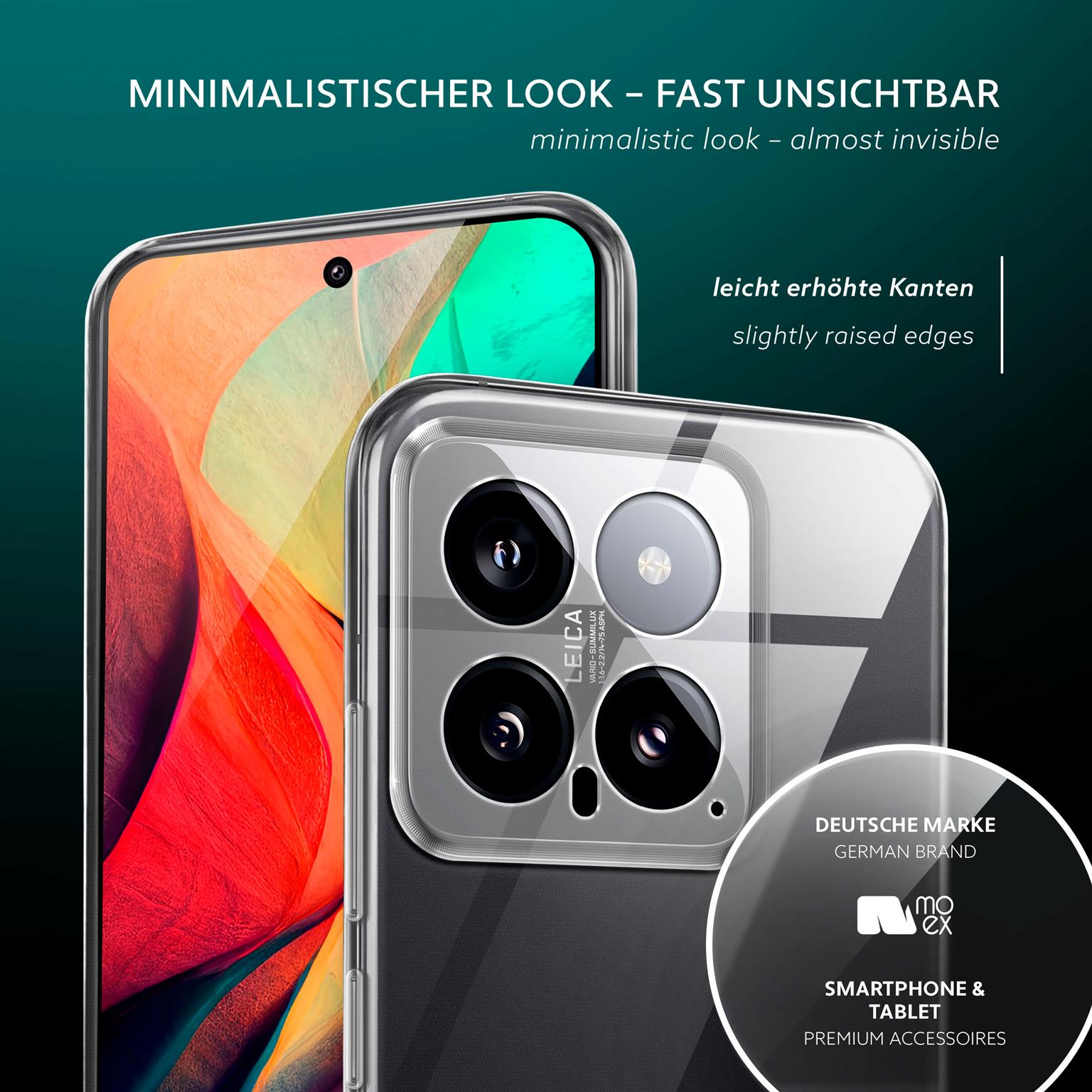 moex Aero Case Xiaomi 14 durchsichtig aus Silikon – Weiteres Produktbild 4 moex Aero Case Xiaomi 14 durchsichtig aus Silikon – Weiteres Produktbild 4