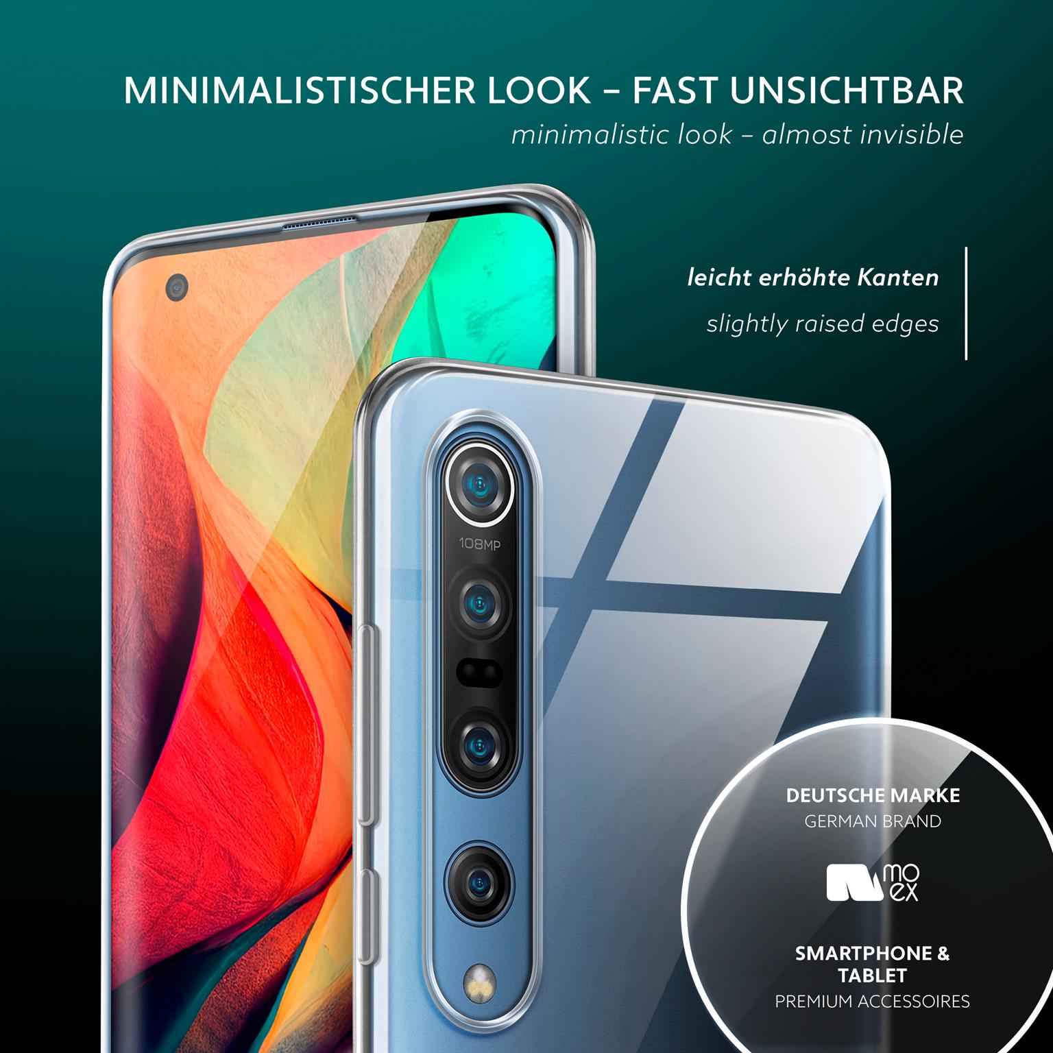 moex Aero Case Xiaomi Mi 10 Pro durchsichtig aus Silikon – Weiteres Produktbild 3