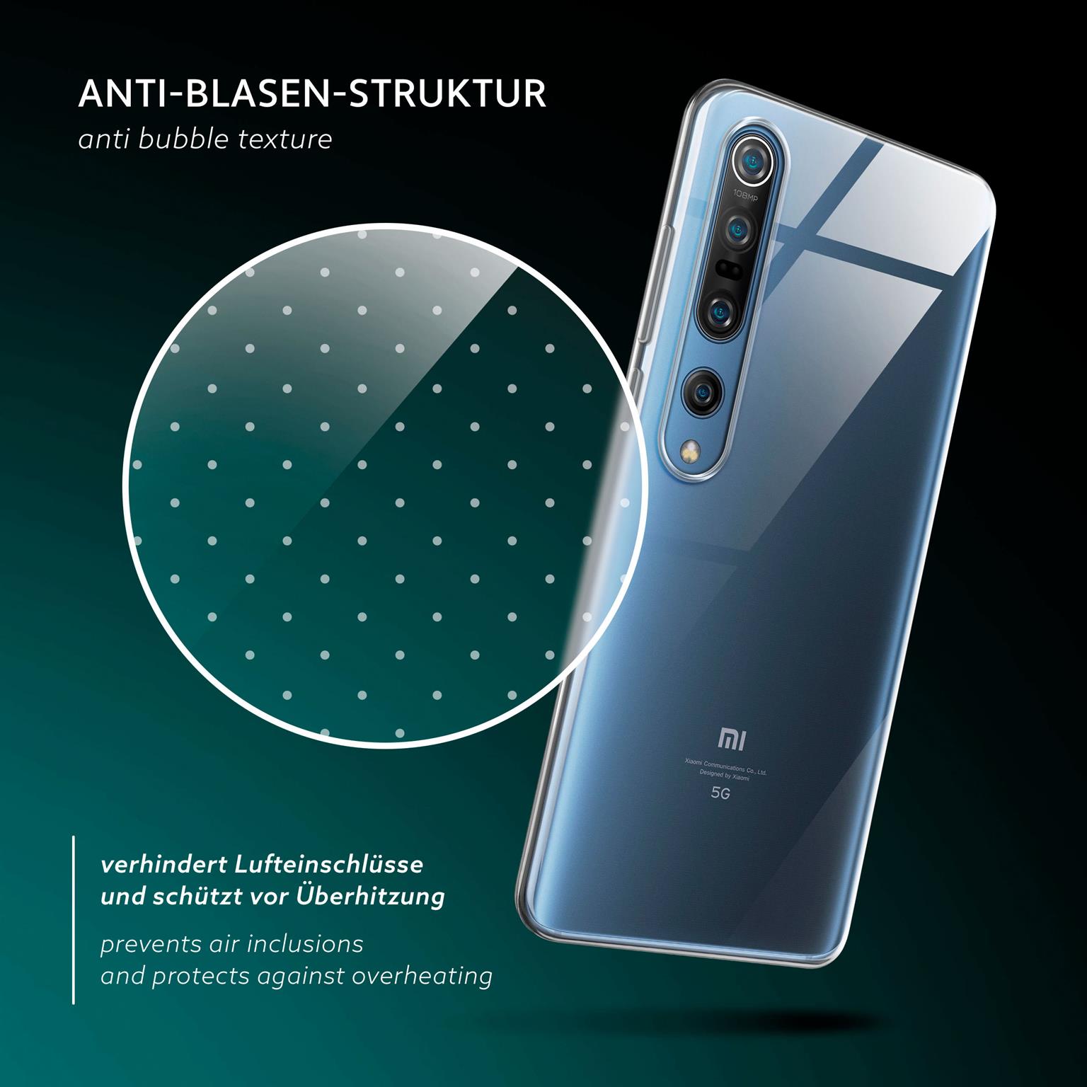 moex Aero Case Xiaomi Mi 10 Pro durchsichtig aus Silikon – Weiteres Produktbild 5