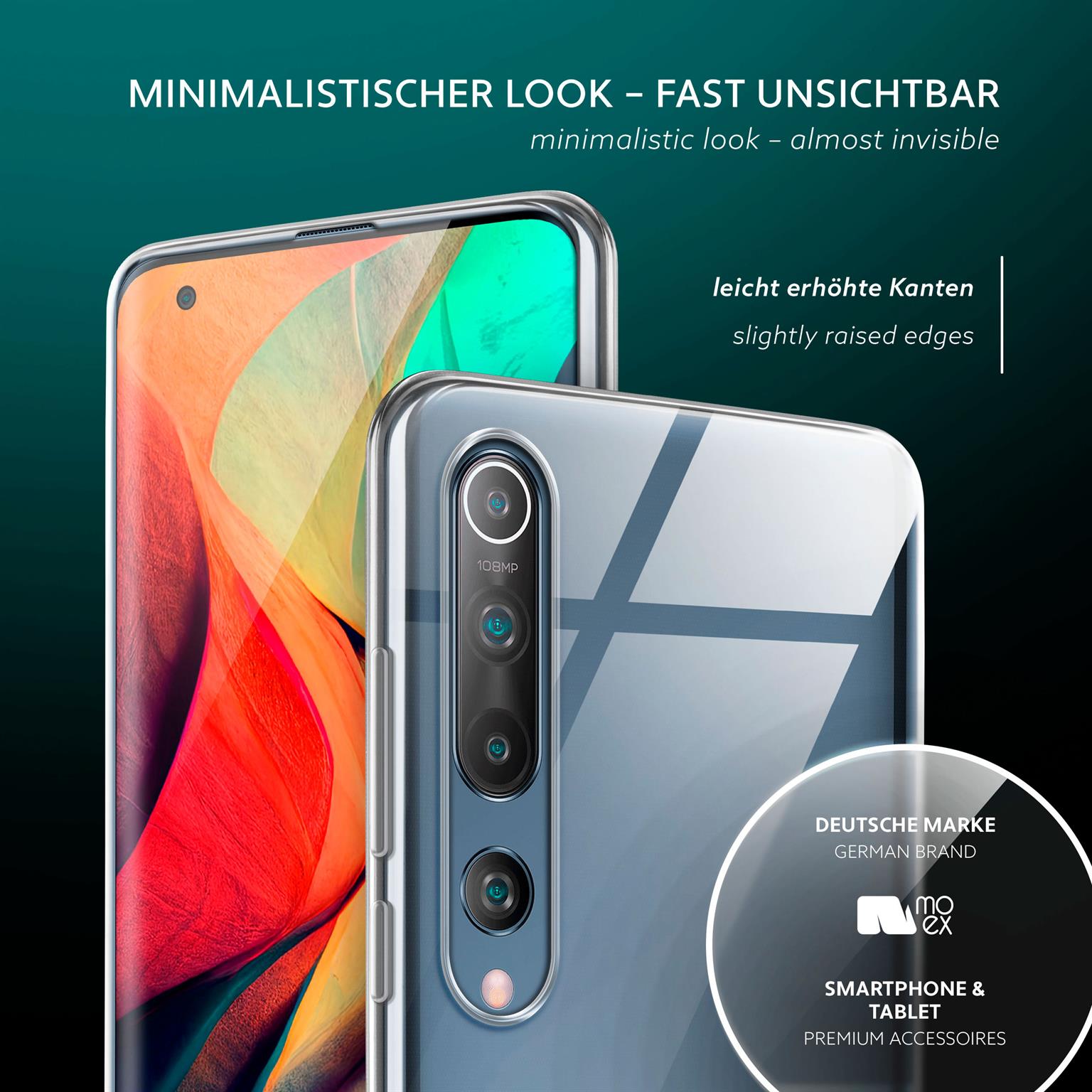 moex Aero Case Xiaomi Mi 10 durchsichtig aus Silikon – Weiteres Produktbild 3