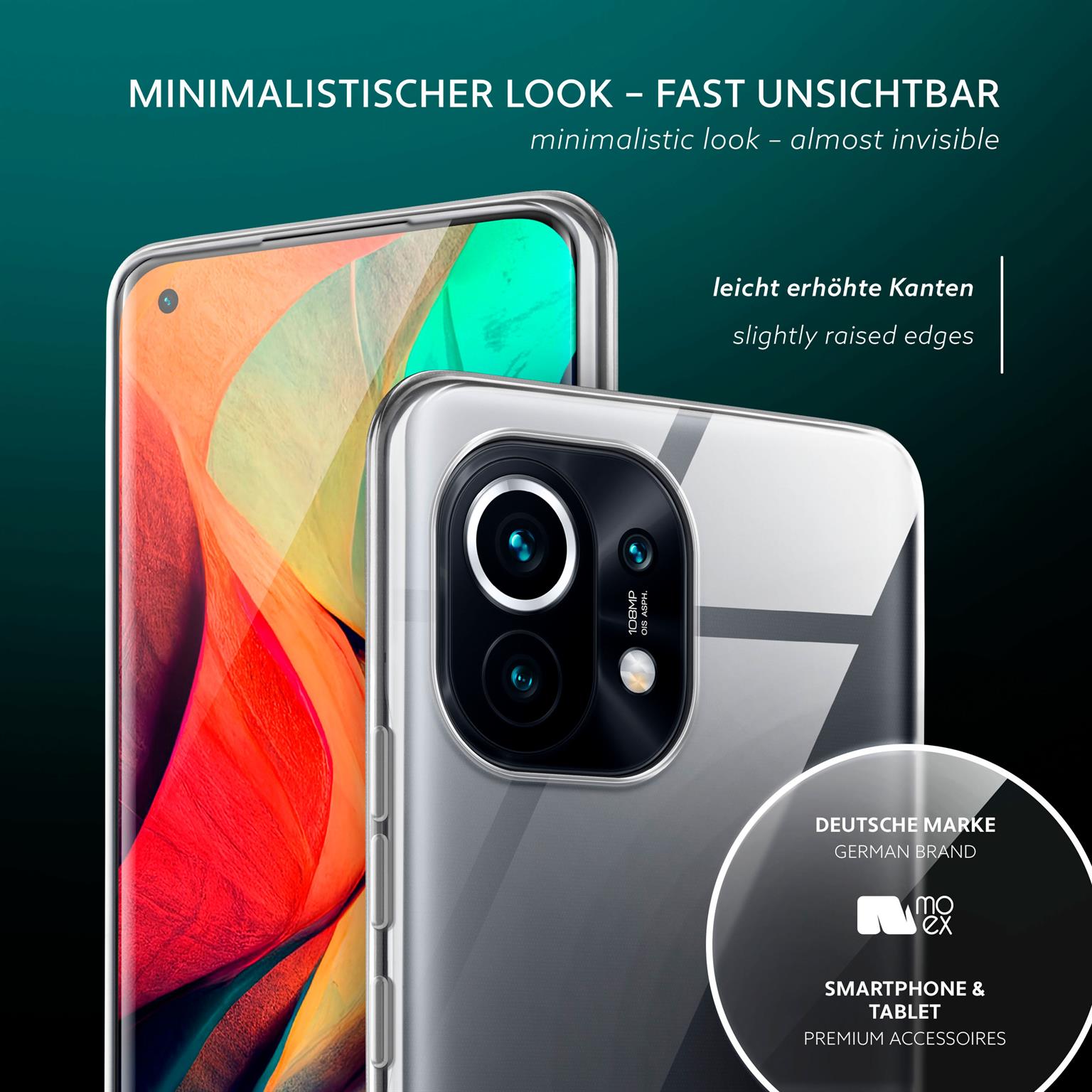 moex Aero Case Xiaomi Mi 11 durchsichtig aus Silikon – Weiteres Produktbild 3