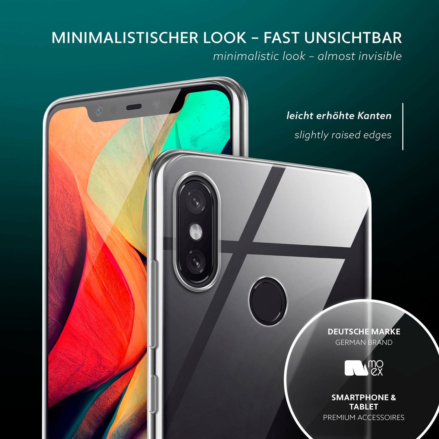 moex Aero Case Xiaomi Mi 8 durchsichtig aus Silikon – Weiteres Produktbild 3