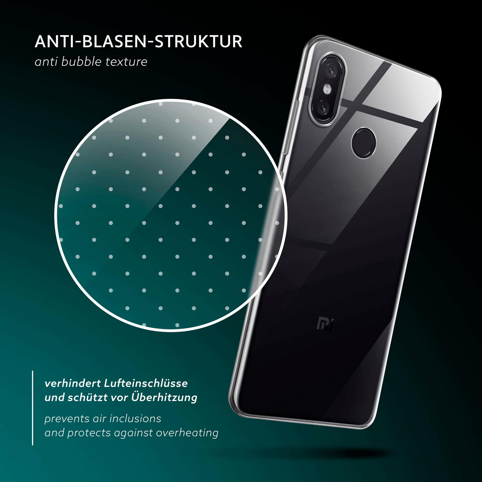 moex Aero Case Xiaomi Mi 8 durchsichtig aus Silikon – Weiteres Produktbild 5