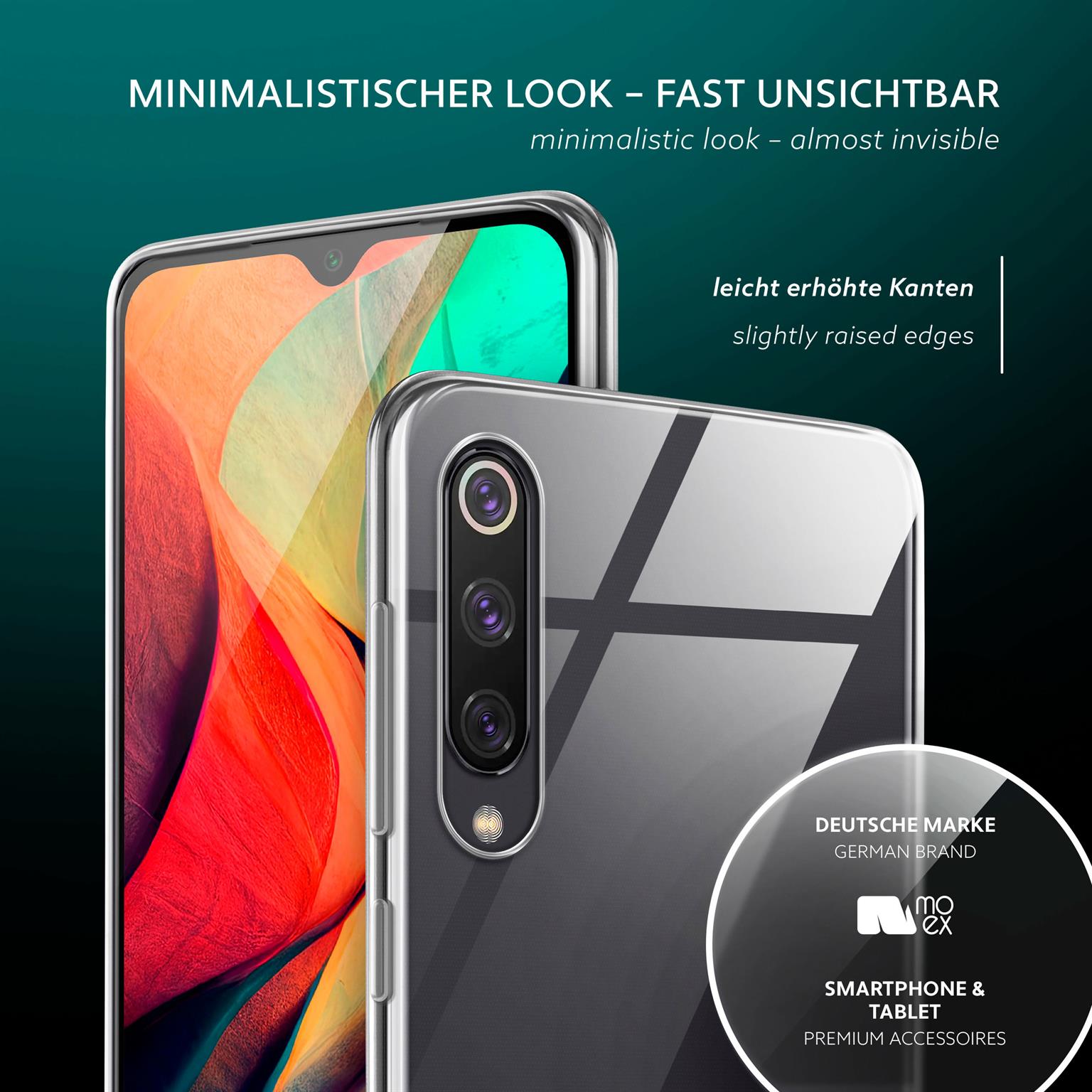 moex Aero Case Xiaomi Mi 9 Explorer durchsichtig aus Silikon – Weiteres Produktbild 3
