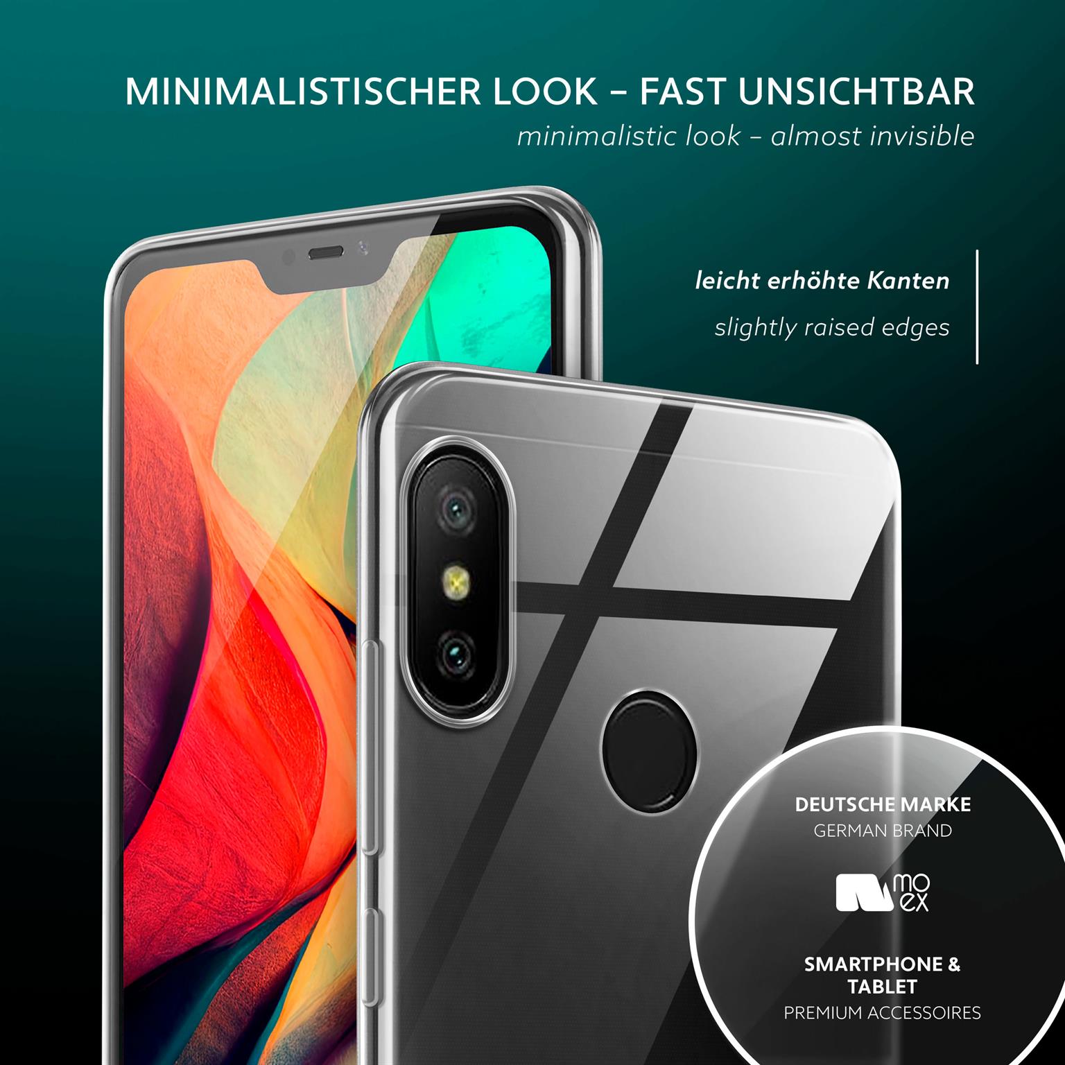 moex Aero Case Xiaomi Mi A2 Lite durchsichtig aus Silikon – Weiteres Produktbild 4 moex Aero Case Xiaomi Mi A2 Lite durchsichtig aus Silikon – Weiteres Produktbild 4