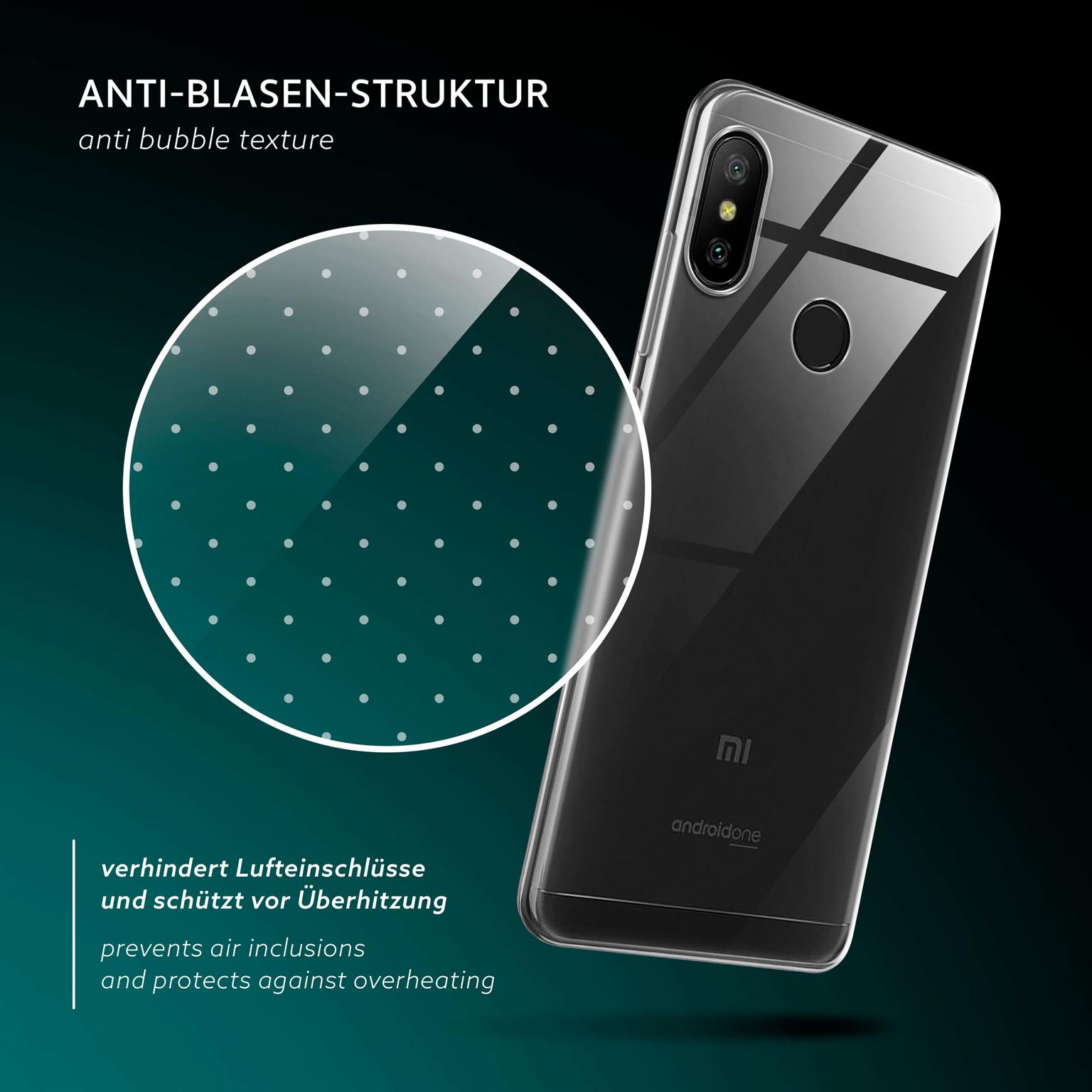 moex Aero Case Xiaomi Mi A2 Lite durchsichtig aus Silikon – Weiteres Produktbild 6 moex Aero Case Xiaomi Mi A2 Lite durchsichtig aus Silikon – Weiteres Produktbild 6