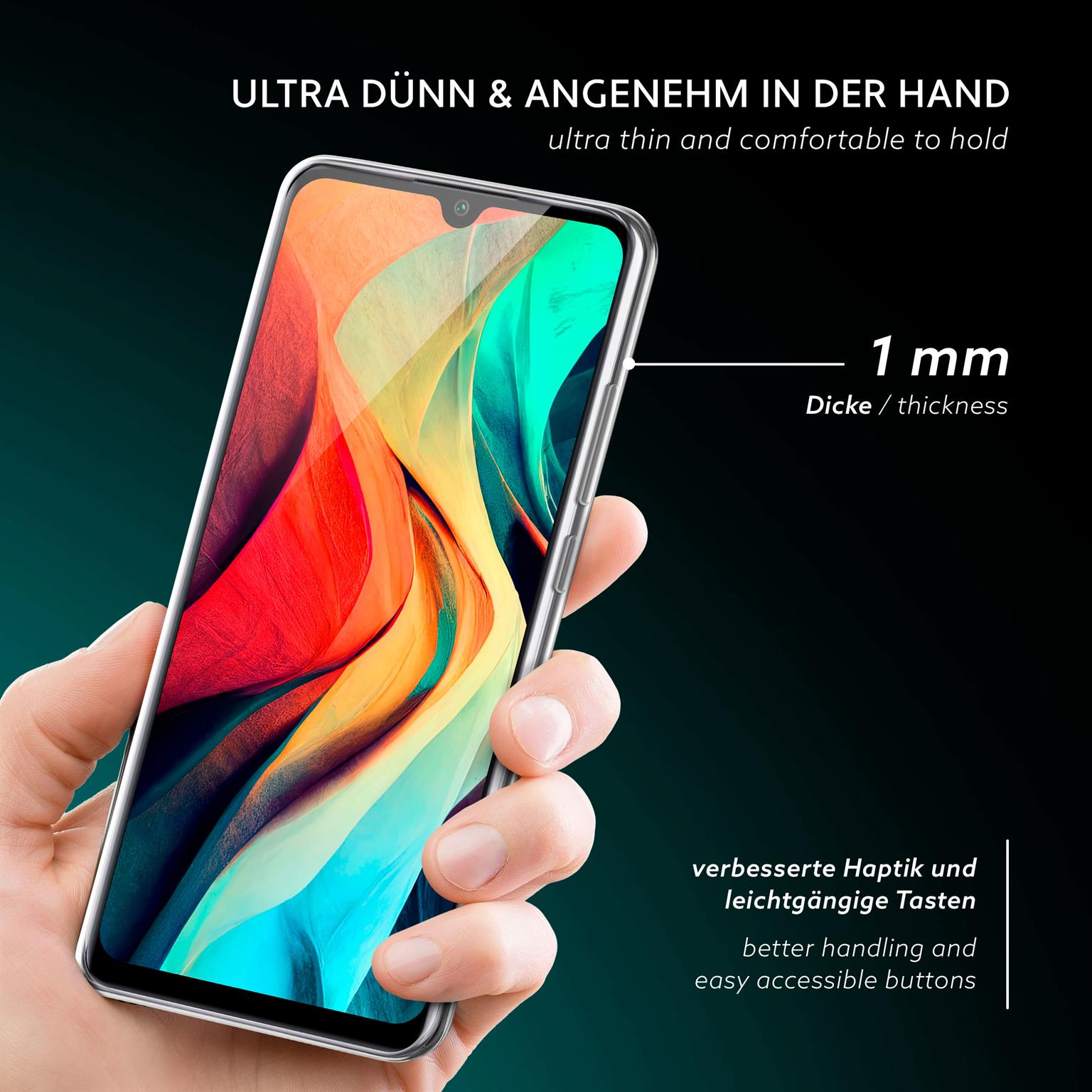 moex Aero Case Xiaomi Mi Mix 2S durchsichtig aus Silikon – Weiteres Produktbild 2