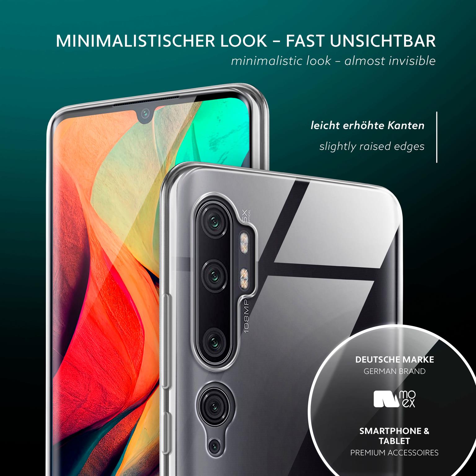 moex Aero Case Xiaomi Mi Note 10 durchsichtig aus Silikon – Weiteres Produktbild 4 moex Aero Case Xiaomi Mi Note 10 durchsichtig aus Silikon – Weiteres Produktbild 4